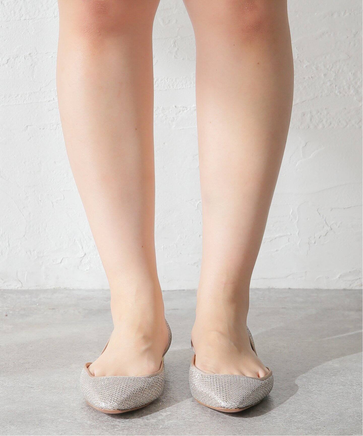 AQUAZZURA/アクアズーラ】MESH FLAT バレエシューズ（バレエシューズ  