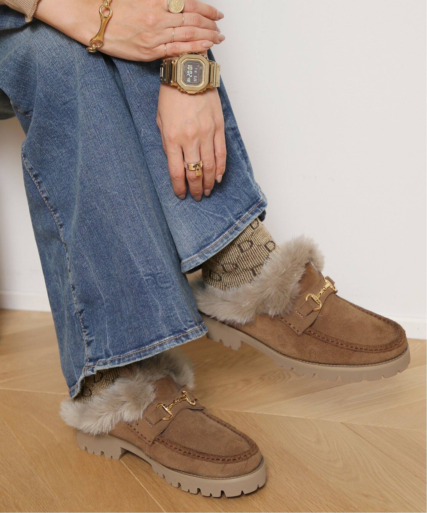 CAMINANDO/カミナンド】 FUR BIT スリッポン（スリッポン）｜MUSE de  