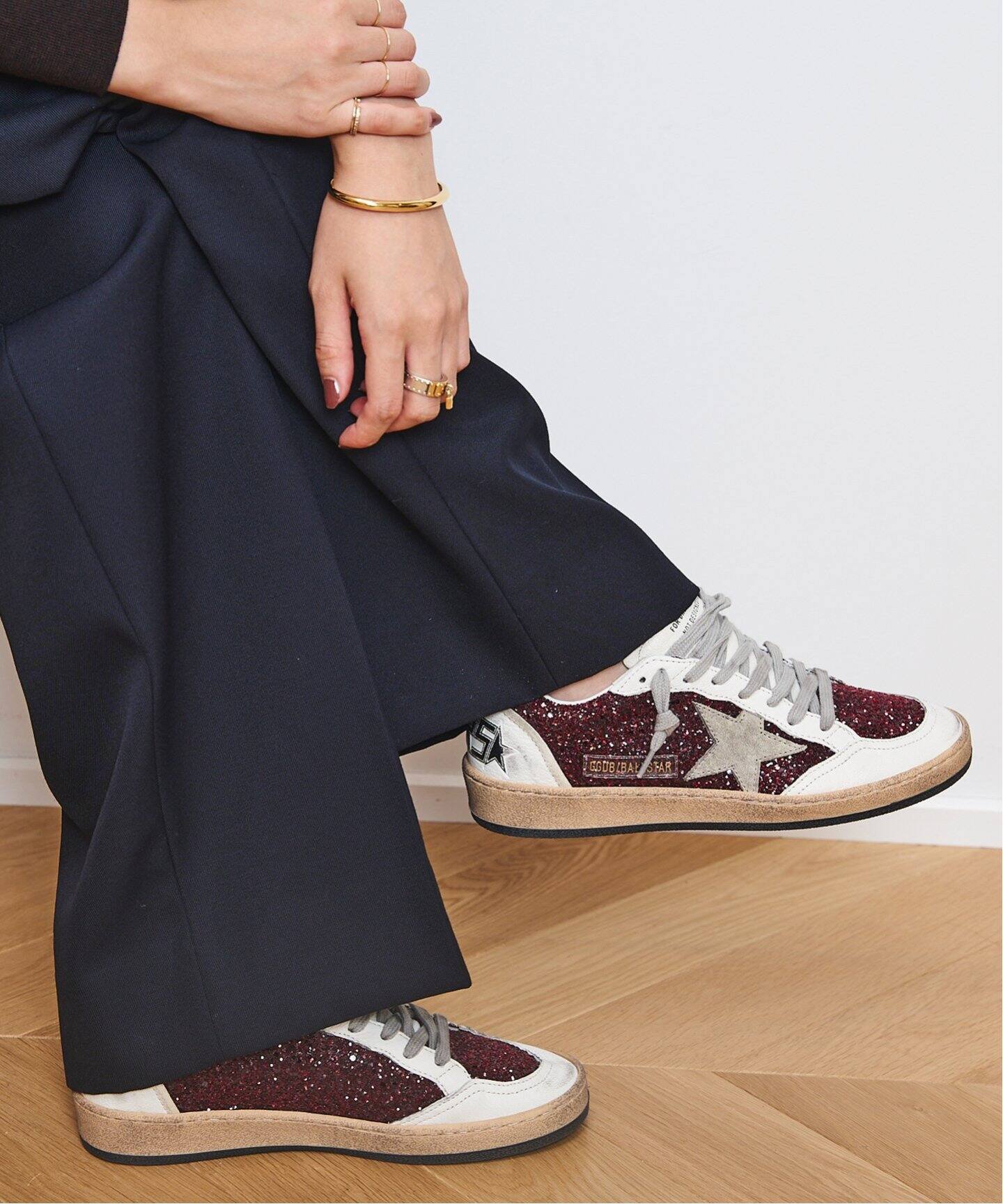 GOLDEN GOOSE/ゴールデングース】 BALLSTAR GLITTER スニーカー  