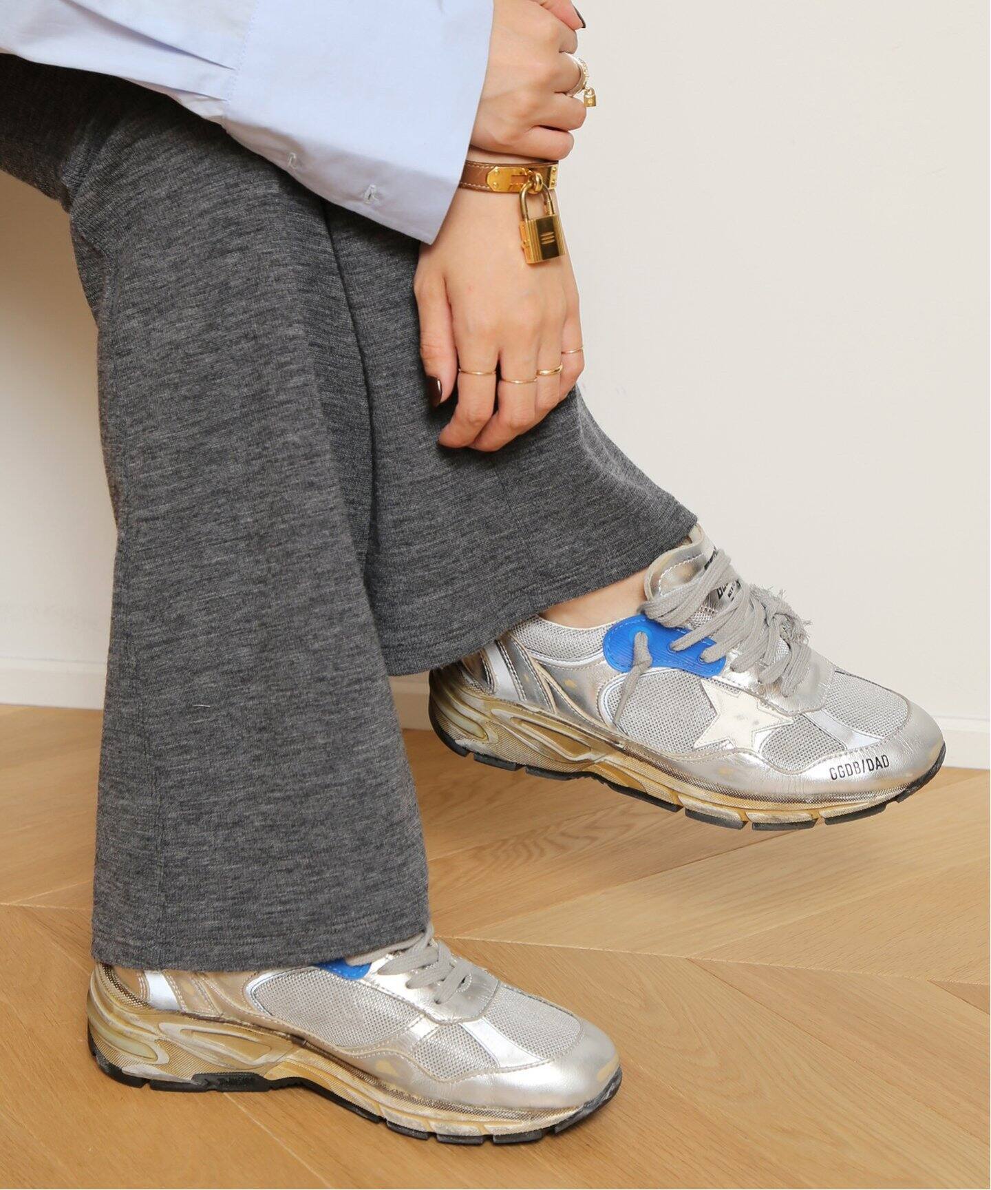 GOLDEN GOOSE / ゴールデングース】 RUNNING DAD LAMINATED スニーカー  