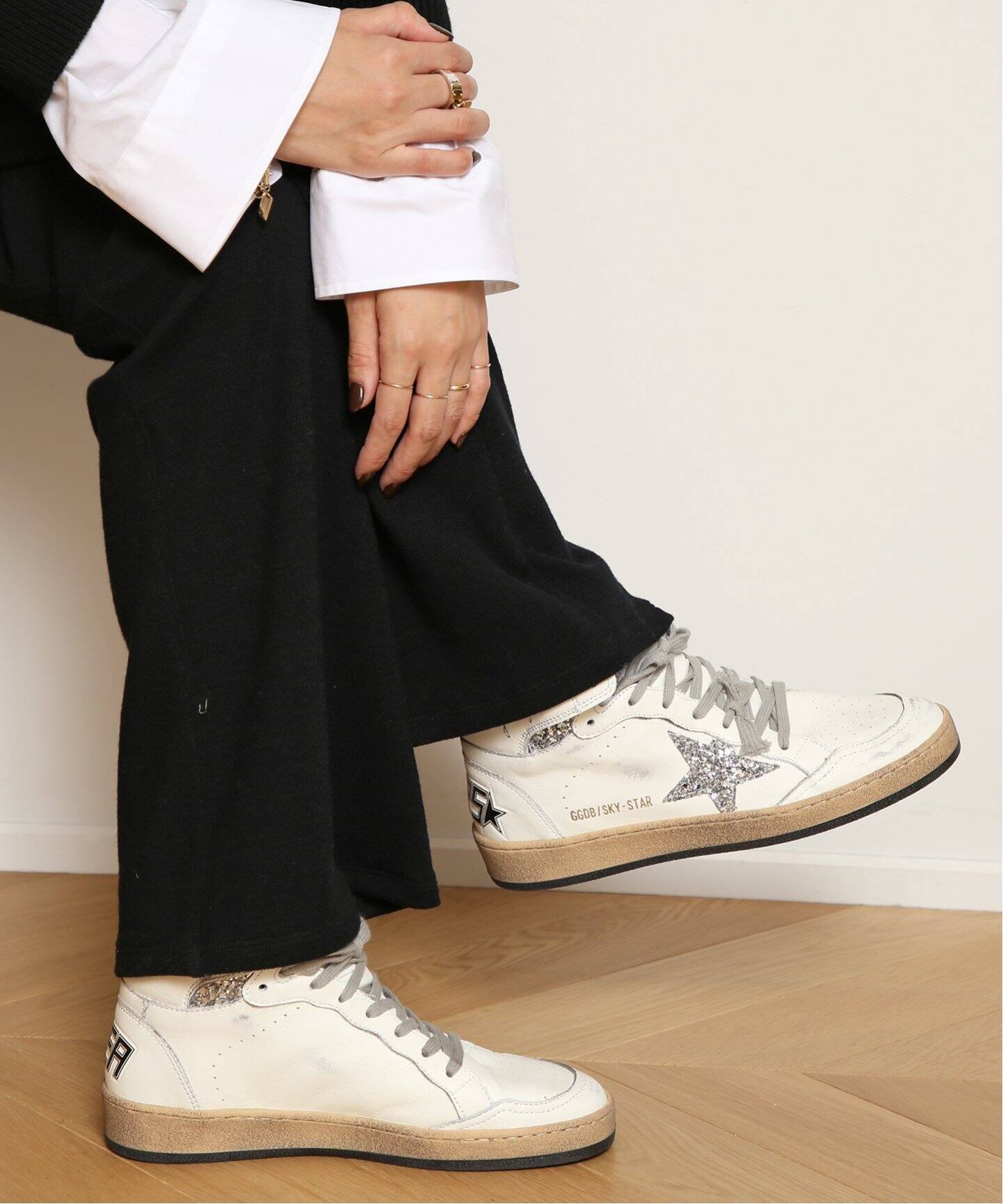 GOLDEN GOOSE / ゴールデングース】 SKY STAR GLITTER STAR スニーカー  