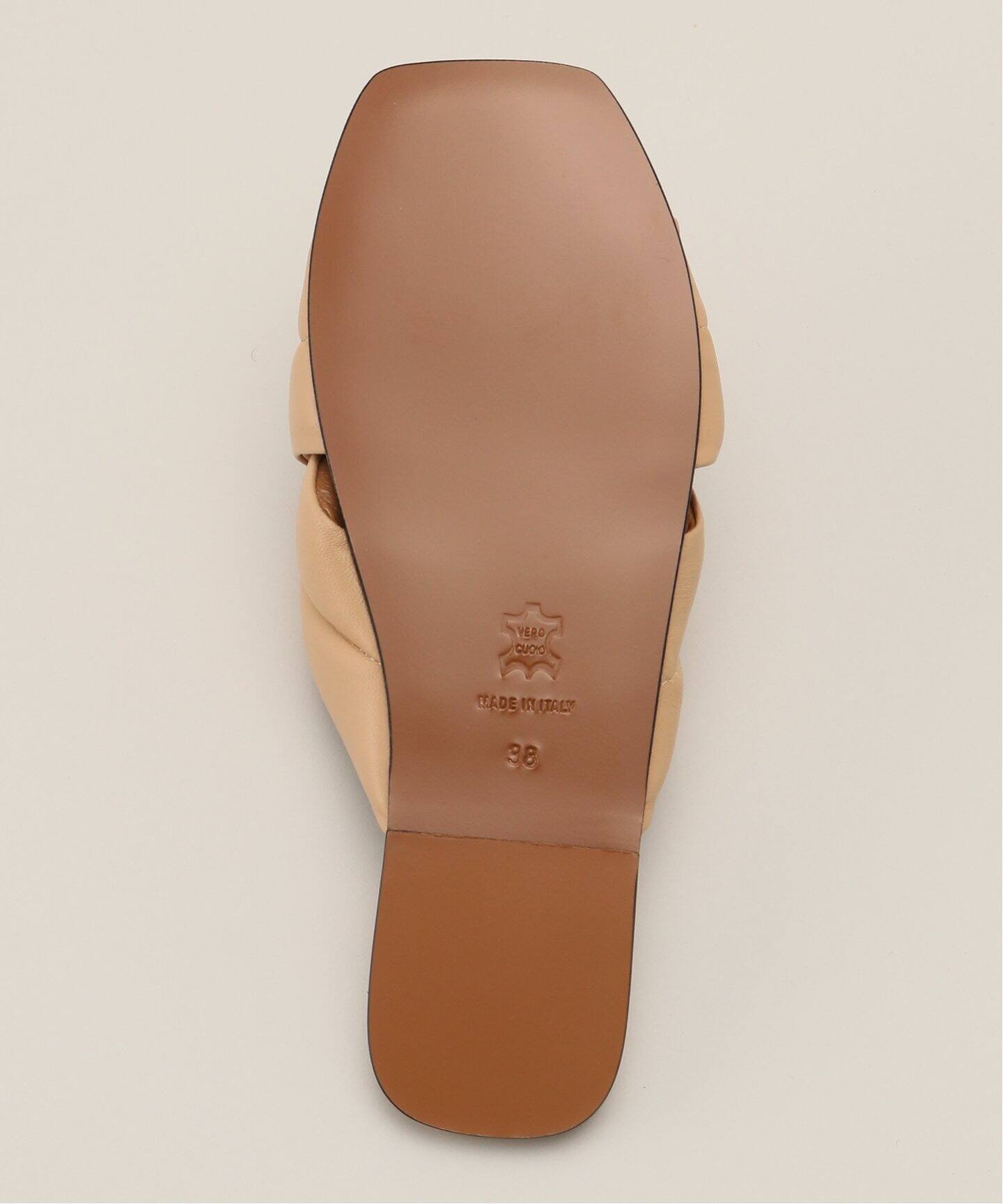 ATP ATELIER/エーティーピーアトリエ】 FLAT MULE サンダル（サンダル  