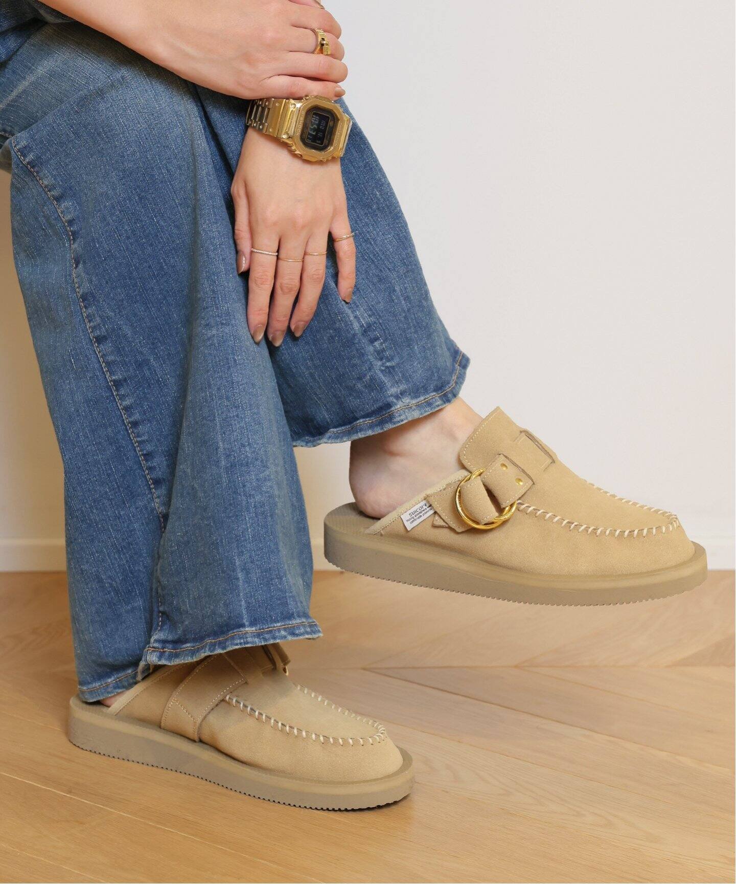 SUICOKE/スイコック】 LEATHER SABO（その他シューズ）｜MUSE de  