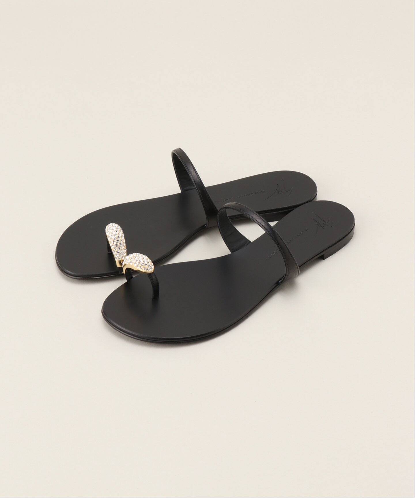 ジュゼッペザノッティデザイン バックストラップ サンダル 出放題 39 黒 