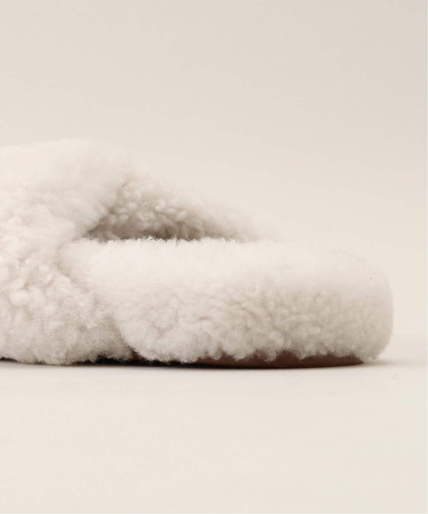 YVES SALOMON/イヴ サロモン】 MOUTON SLIPPON（サンダル）｜L