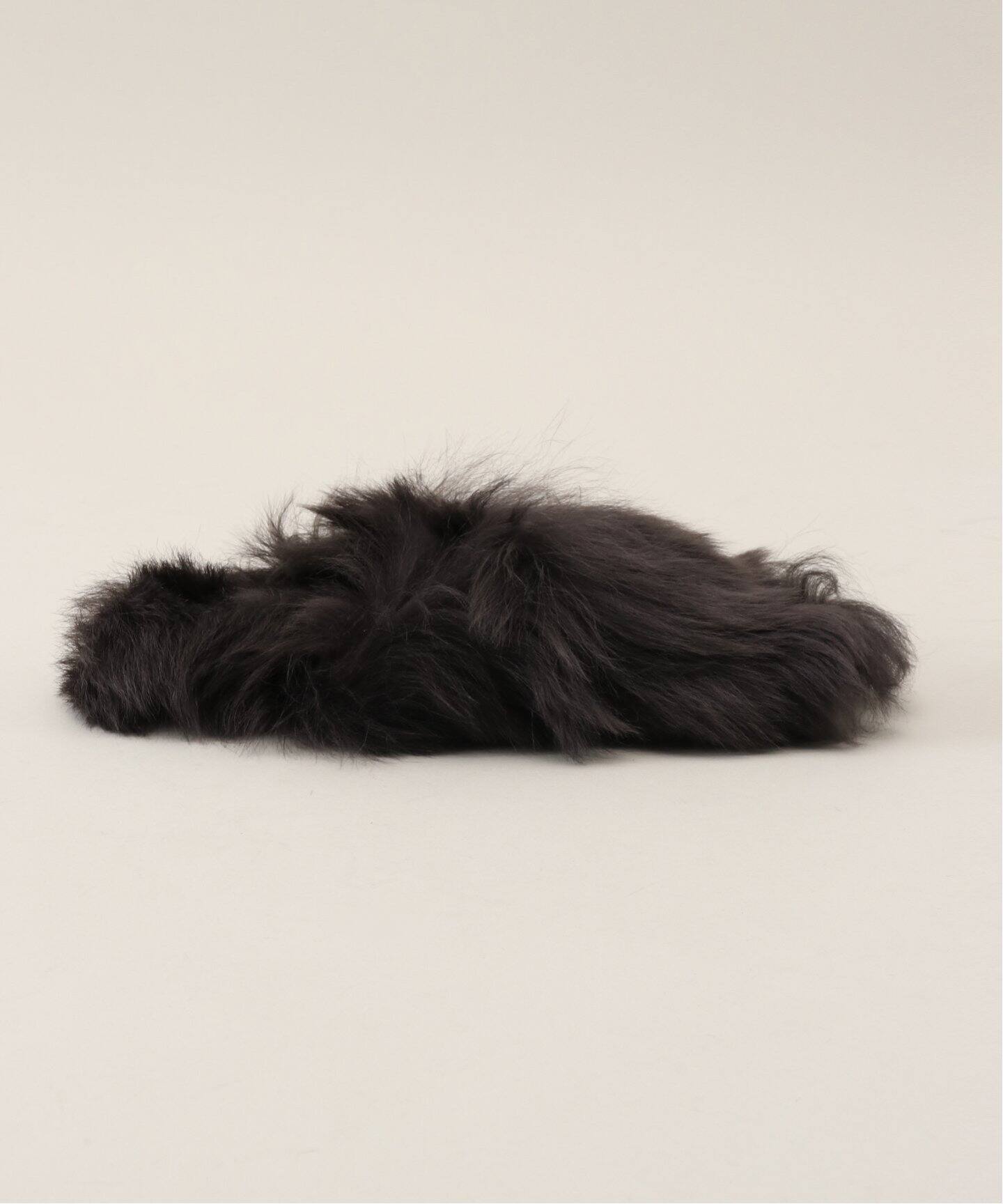 YVES SALOMON/イヴ サロモン】 FUR SLIPPON（サンダル）｜L