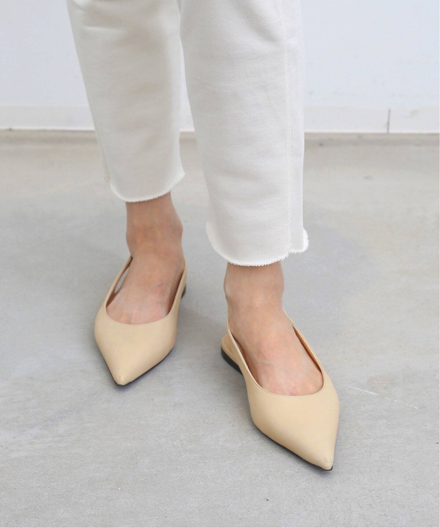 PROENZA SCHOULER/プロエンザ スクーラー】 Spike Flat Slingbacks 