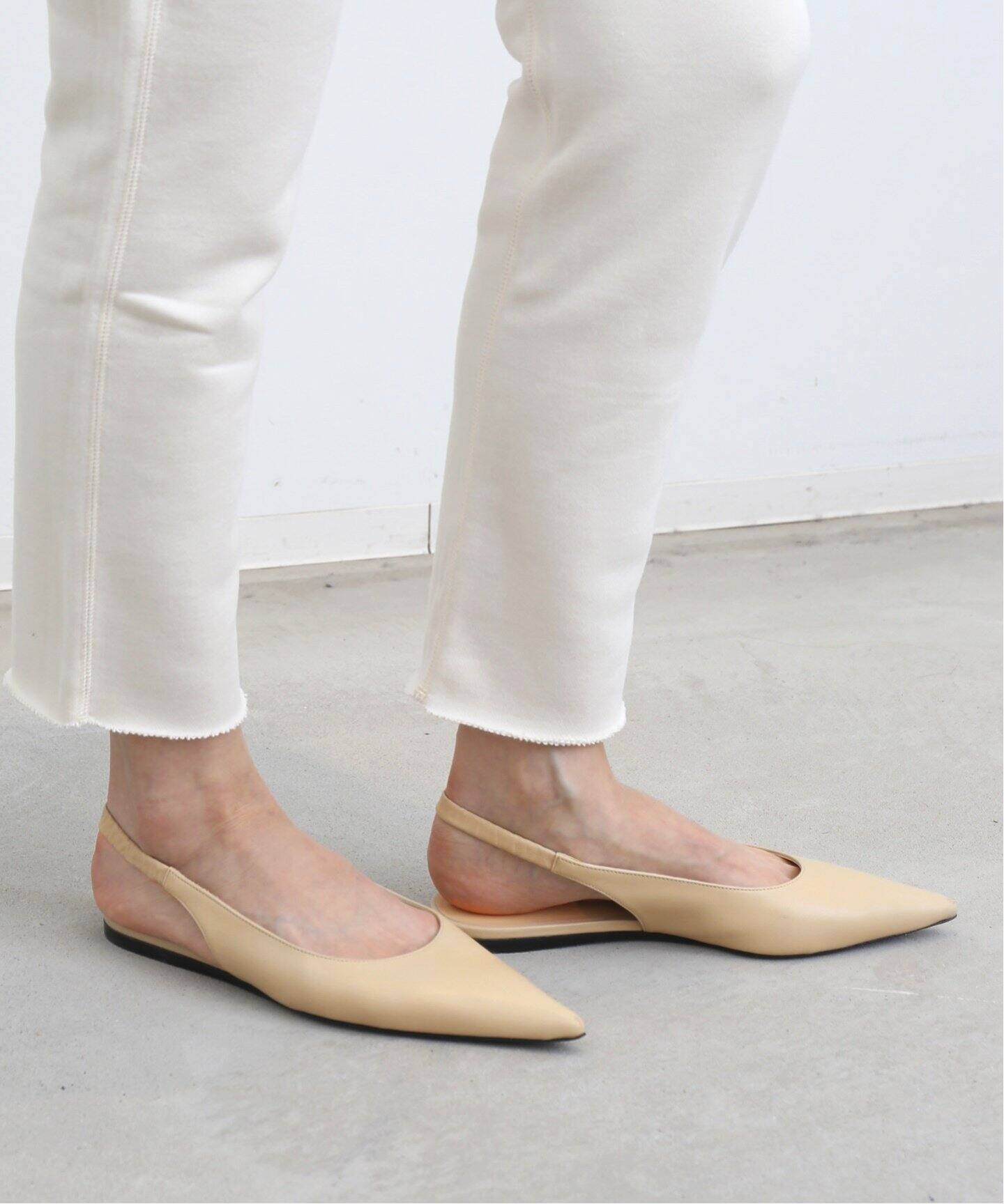 PROENZA SCHOULER/プロエンザ スクーラー】 Spike Flat Slingbacks 