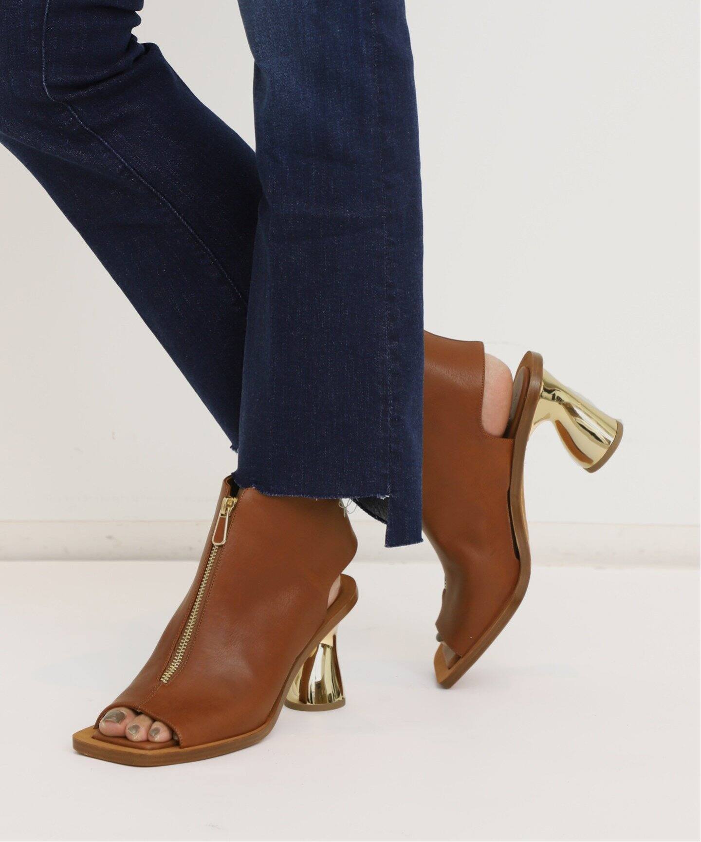 PAUL ANDREW/ポール アンドリュー】 ZIPPY SANDAL BOOTIE（ブーティ 