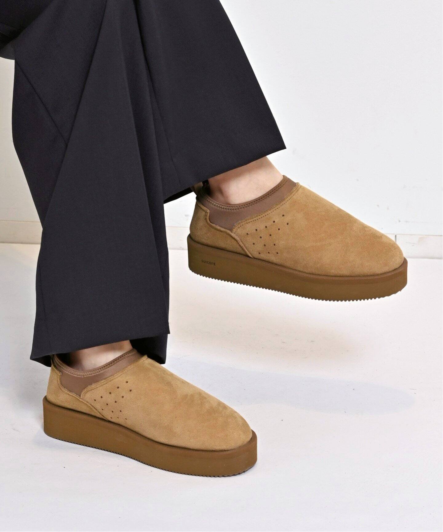 SUICOKE ムートンスリッポン L 