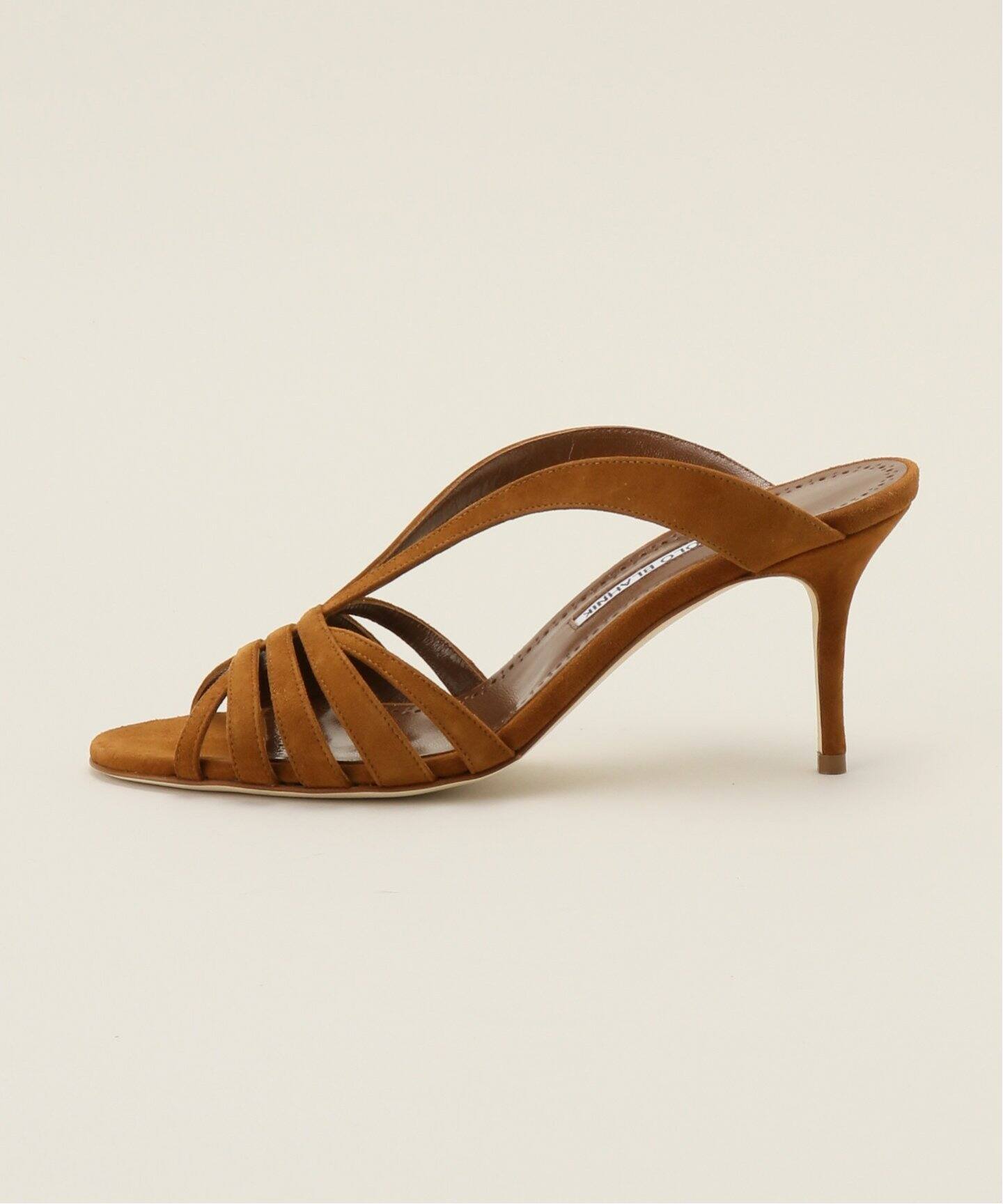 MANOLO BLAHNIK/マノロ ブラニク】 SARDIMU 7cm Heel Sandal（サンダル 