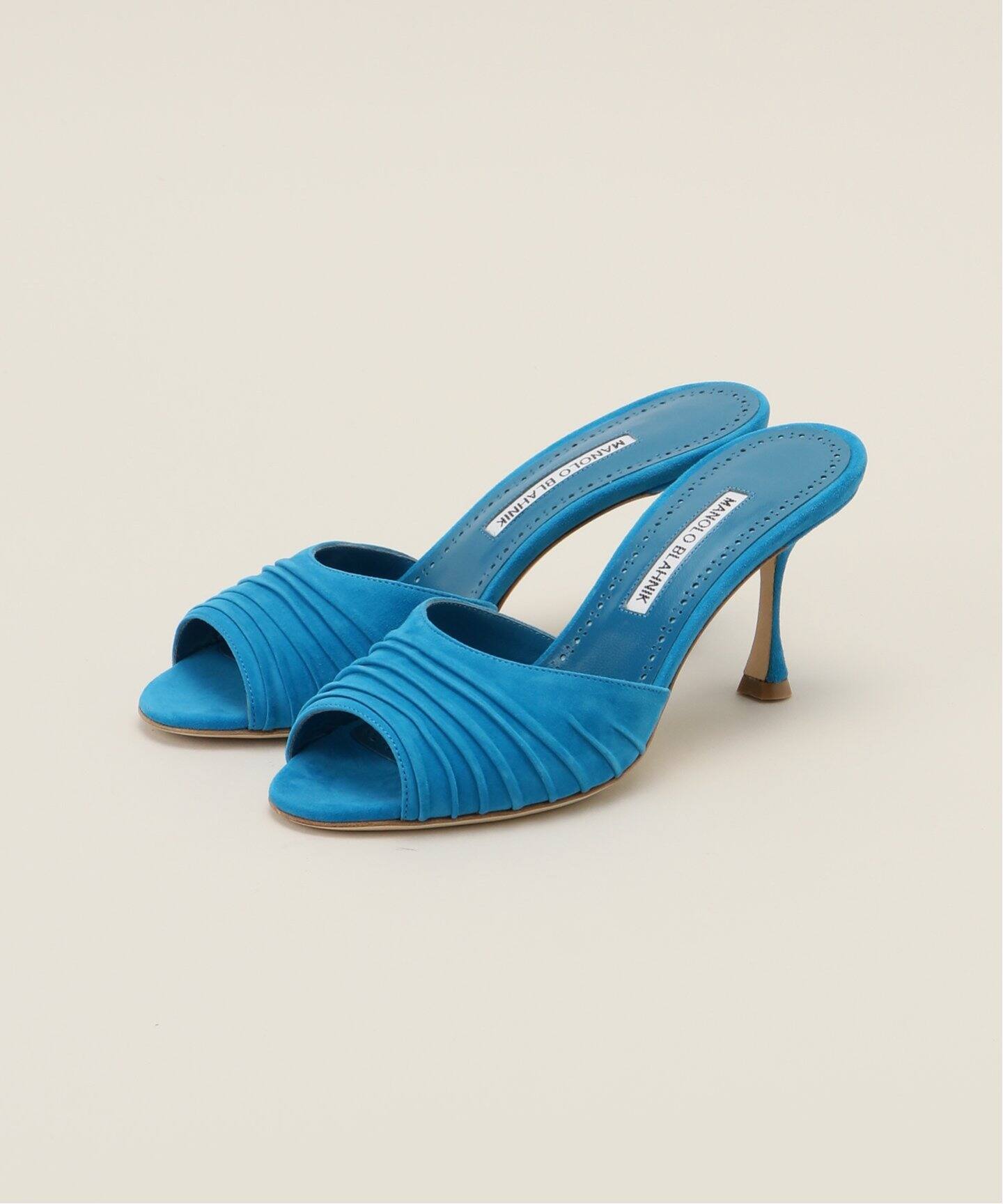 MANOLO BLAHNIK/マノロ ブラニク】 PIRUA 7cm Heel Sandal（サンダル  