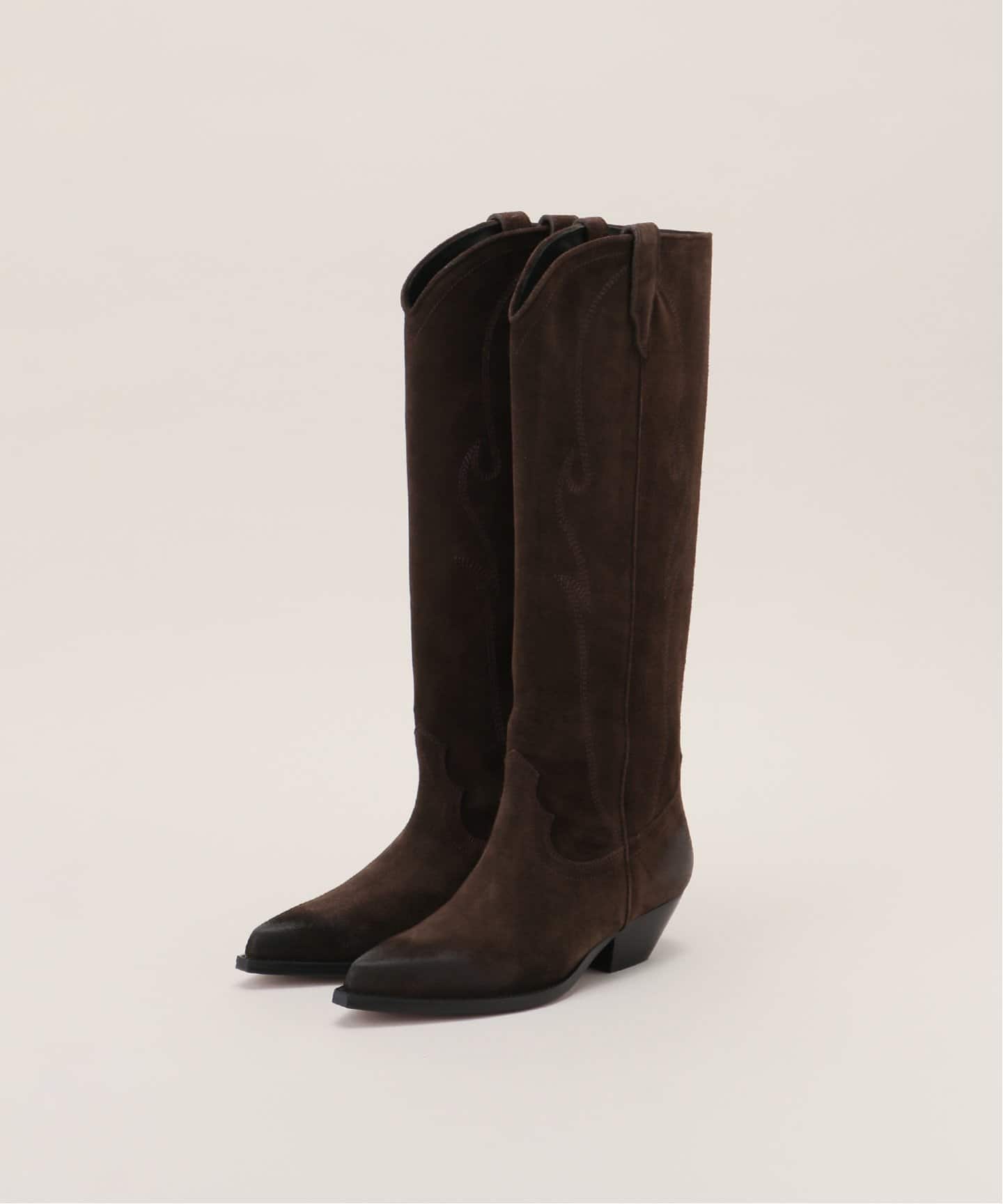 SONORA/ソノラ】 SUEDE LONG BOOTS（ロングブーツ）｜L