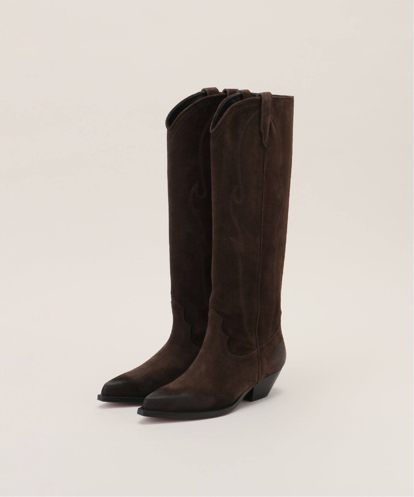 SONORA/ソノラ】 SUEDE LONG BOOTS（ロングブーツ）｜L