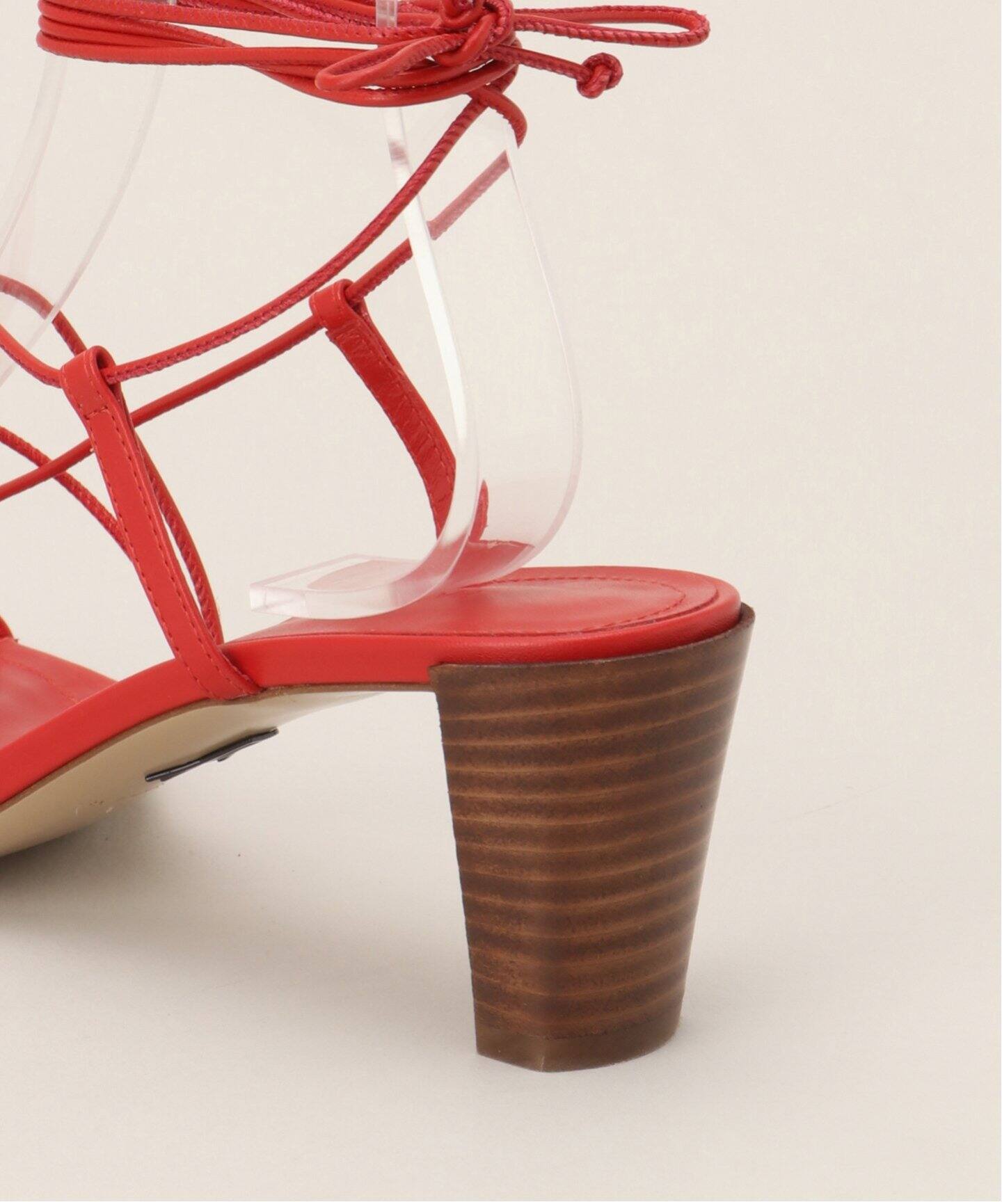 PAUL ANDREW/ポール アンドリュー】 RACEUP 5.5CM HEEL SANDAL