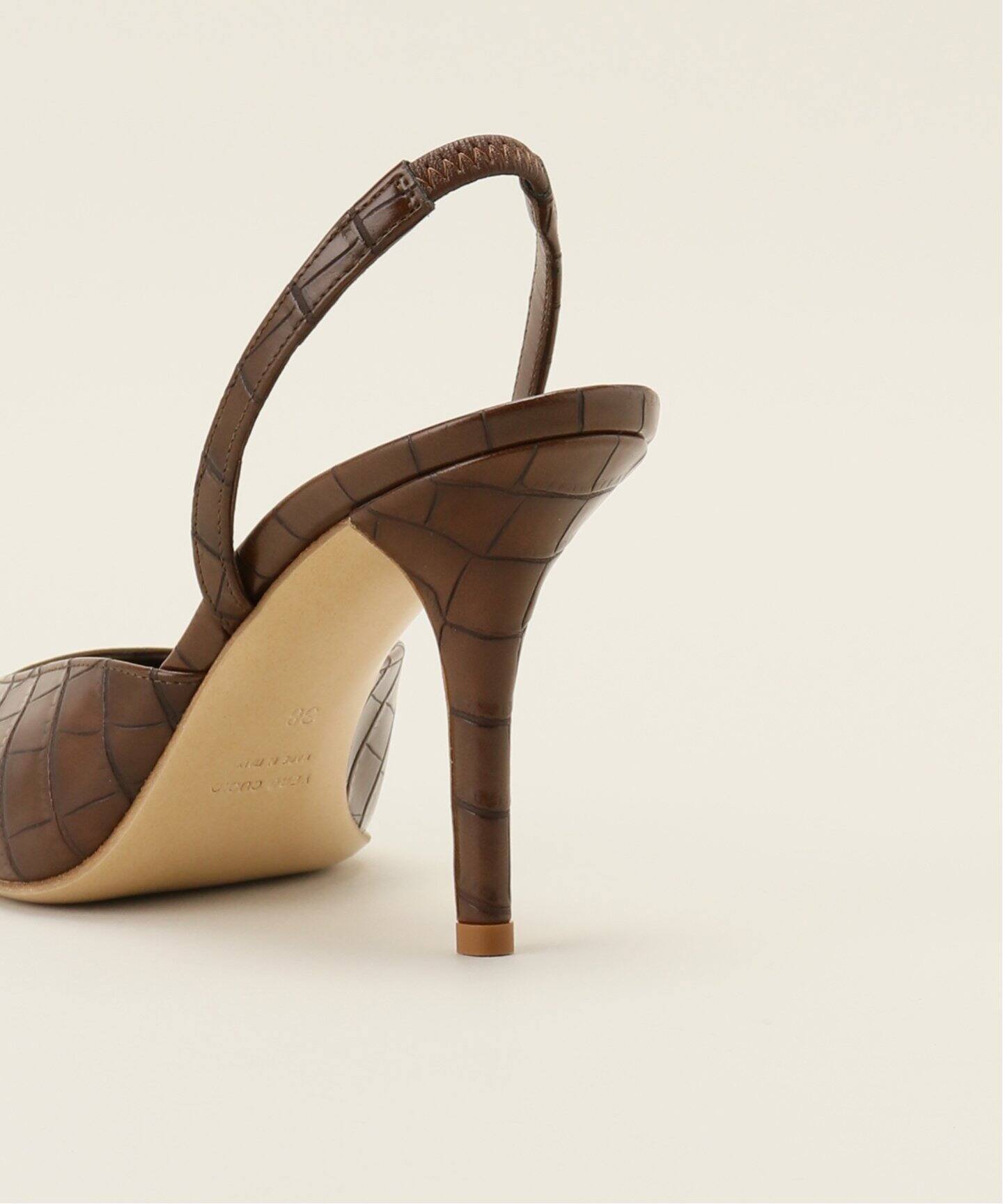 GIA BORGHINI/ジア ボルギーニ】 BACK STRAP MULE（パンプス）｜L 