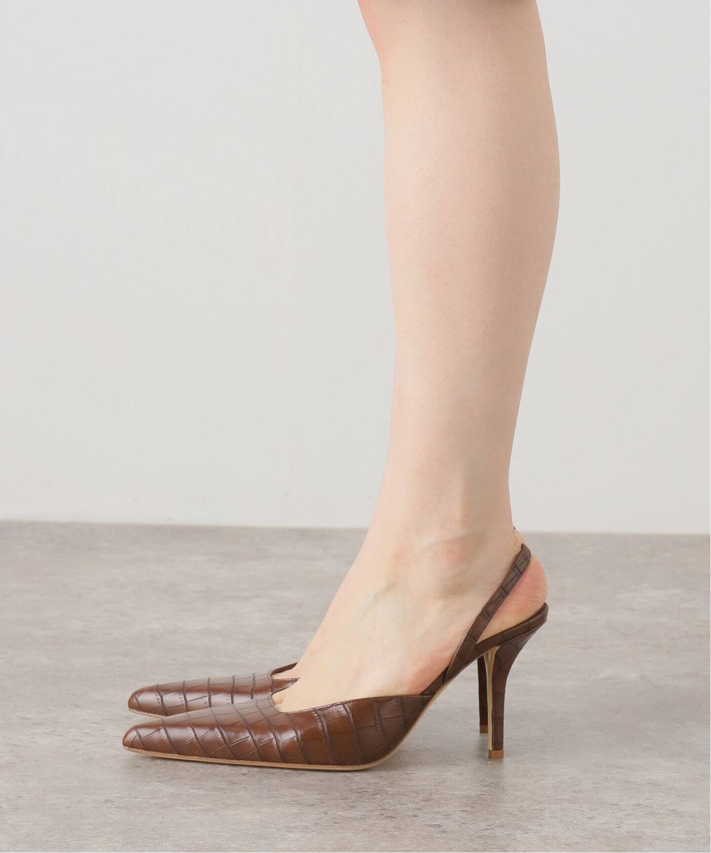 GIA BORGHINI/ジア ボルギーニ】 BACK STRAP MULE（パンプス）｜L 