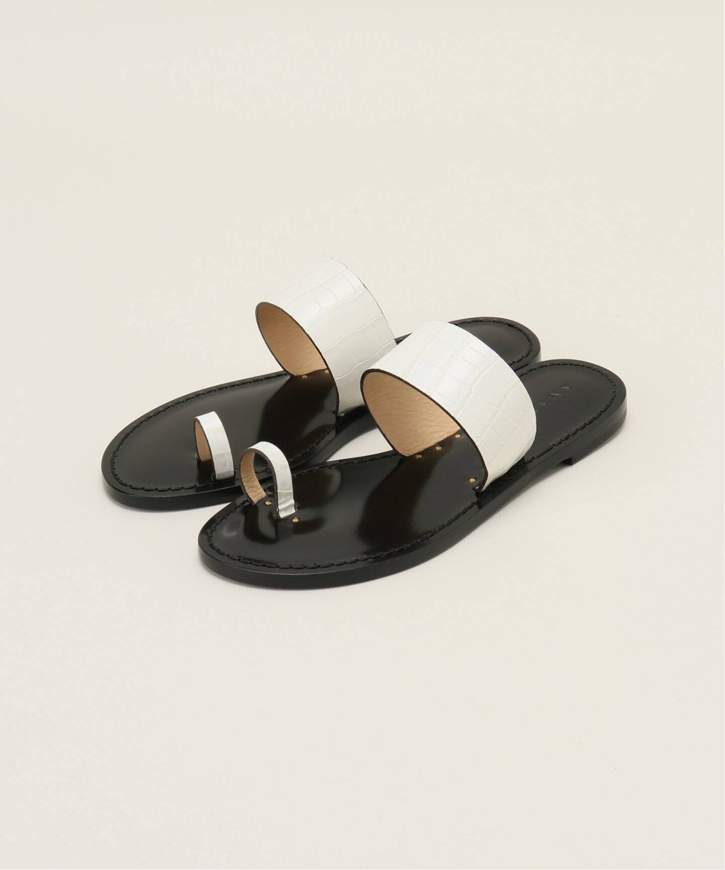 AMANU/アマヌ】 Flat Sandal（サンダル）｜L 