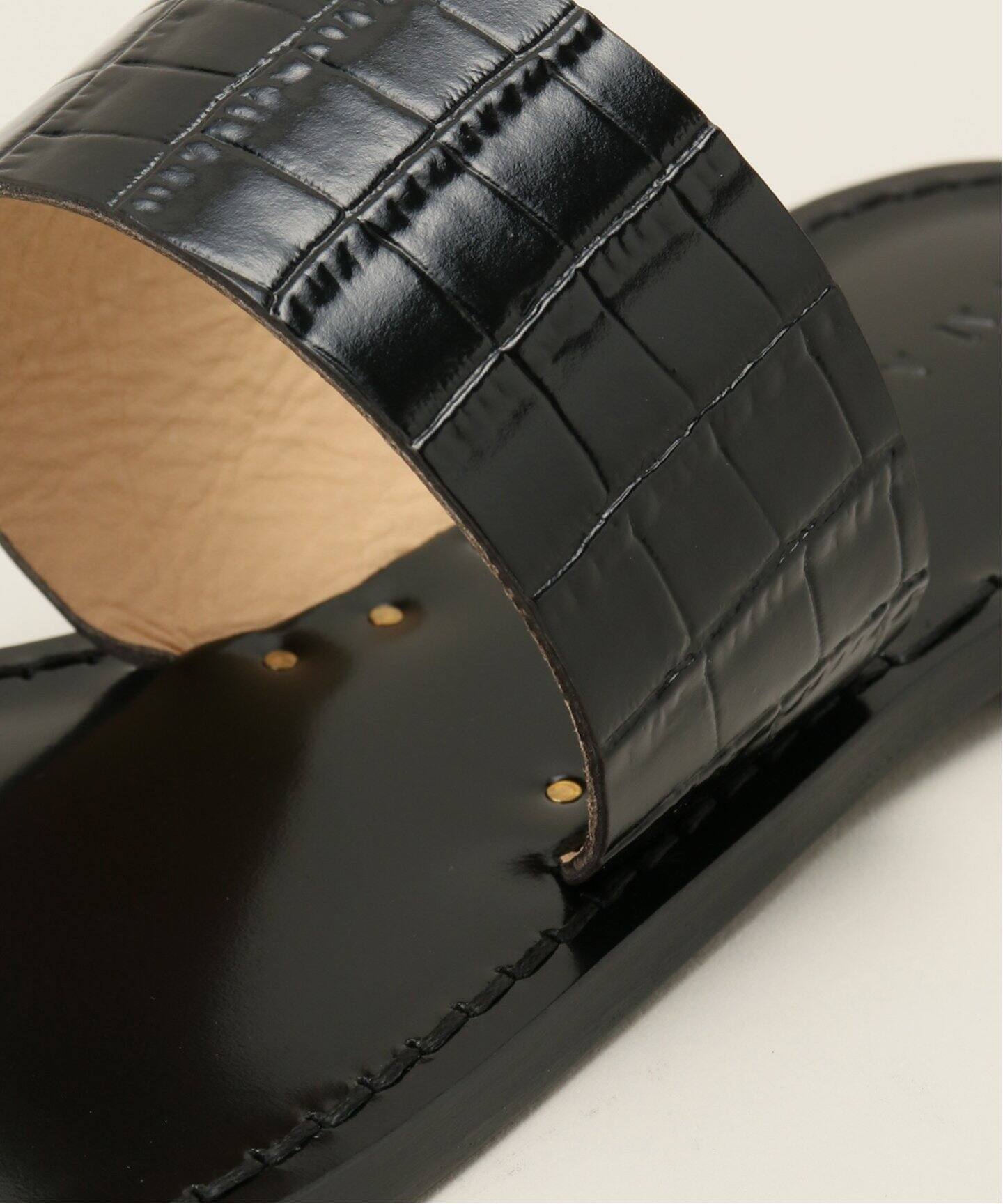 AMANU/アマヌ】 Flat Sandal（サンダル）｜L 