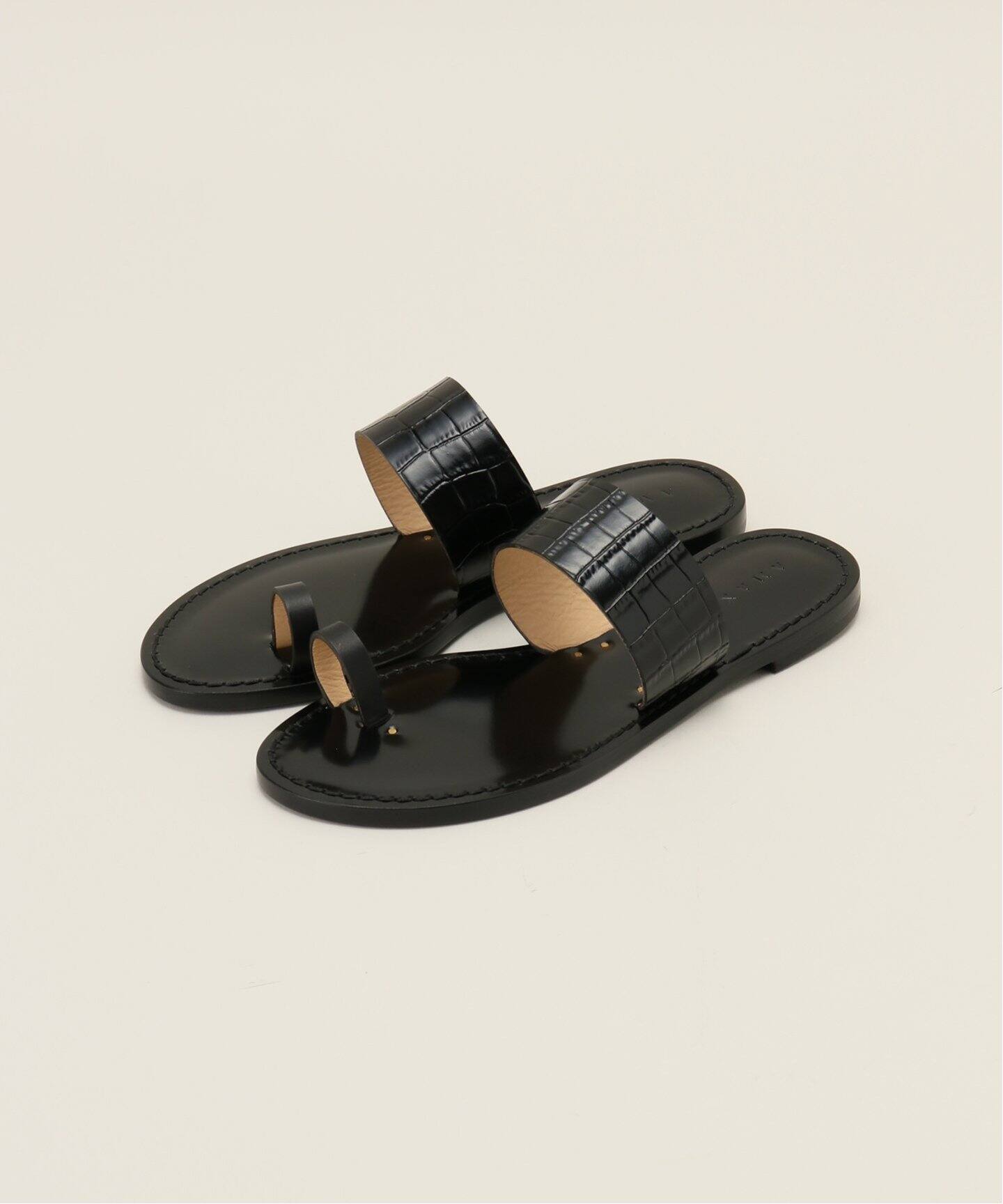 AMANU/アマヌ】 Flat Sandal（サンダル）｜L 