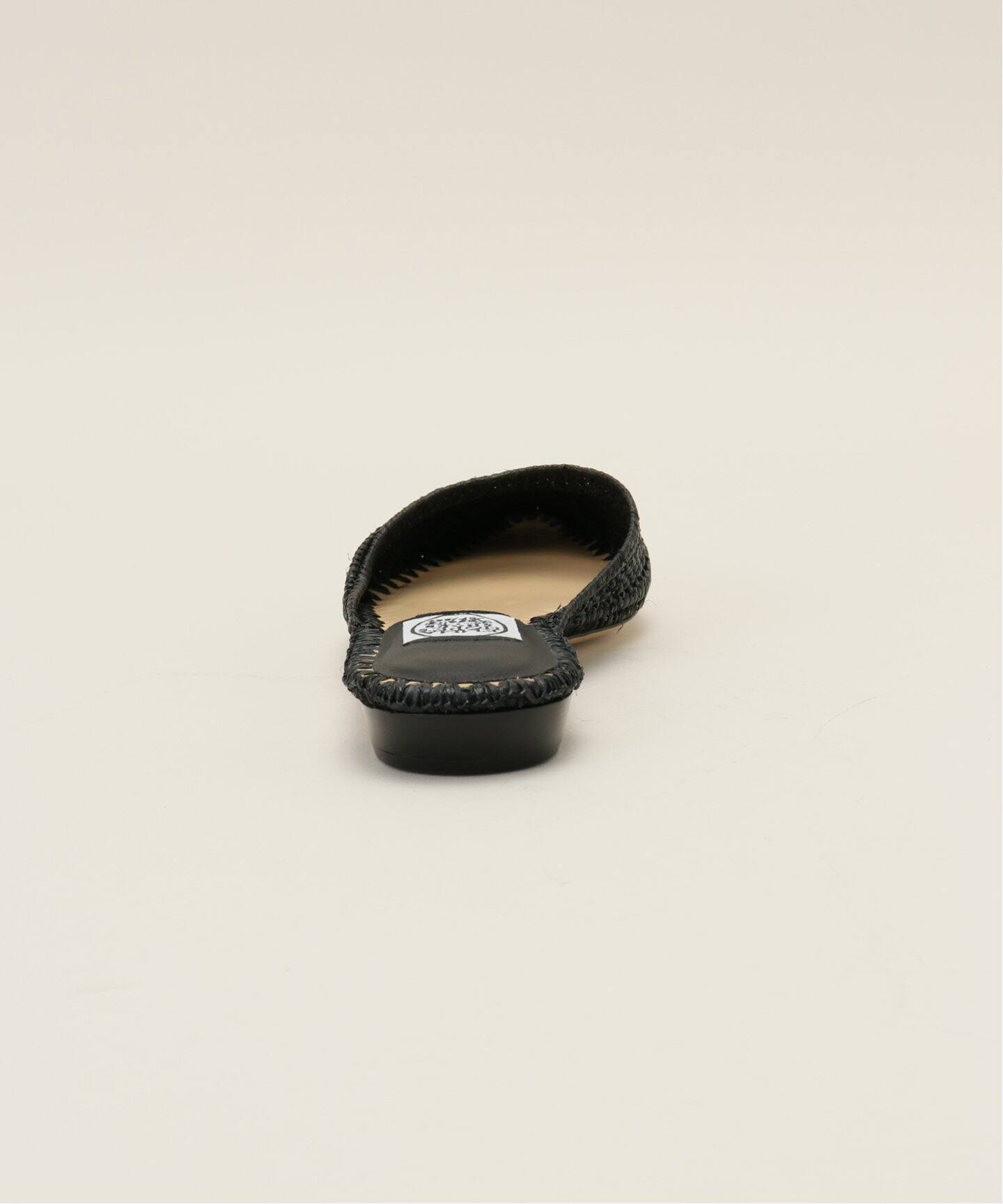 EMMA HOPES/エマ ホープ】 RAFFIA MESH POINTY MULE（サンダル）｜L 
