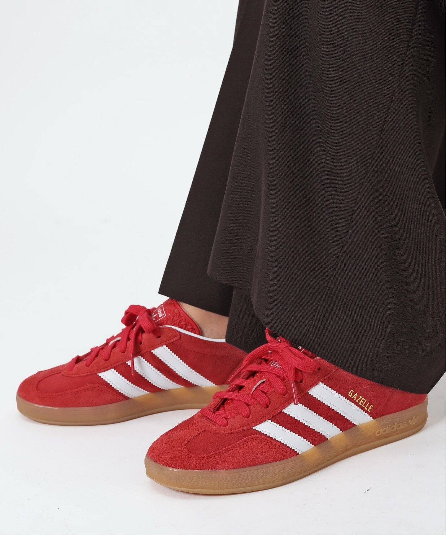 ADIDAS/アディダス】GAZELLE INDOOR(RED)（スニーカー）｜AP STUDIO 