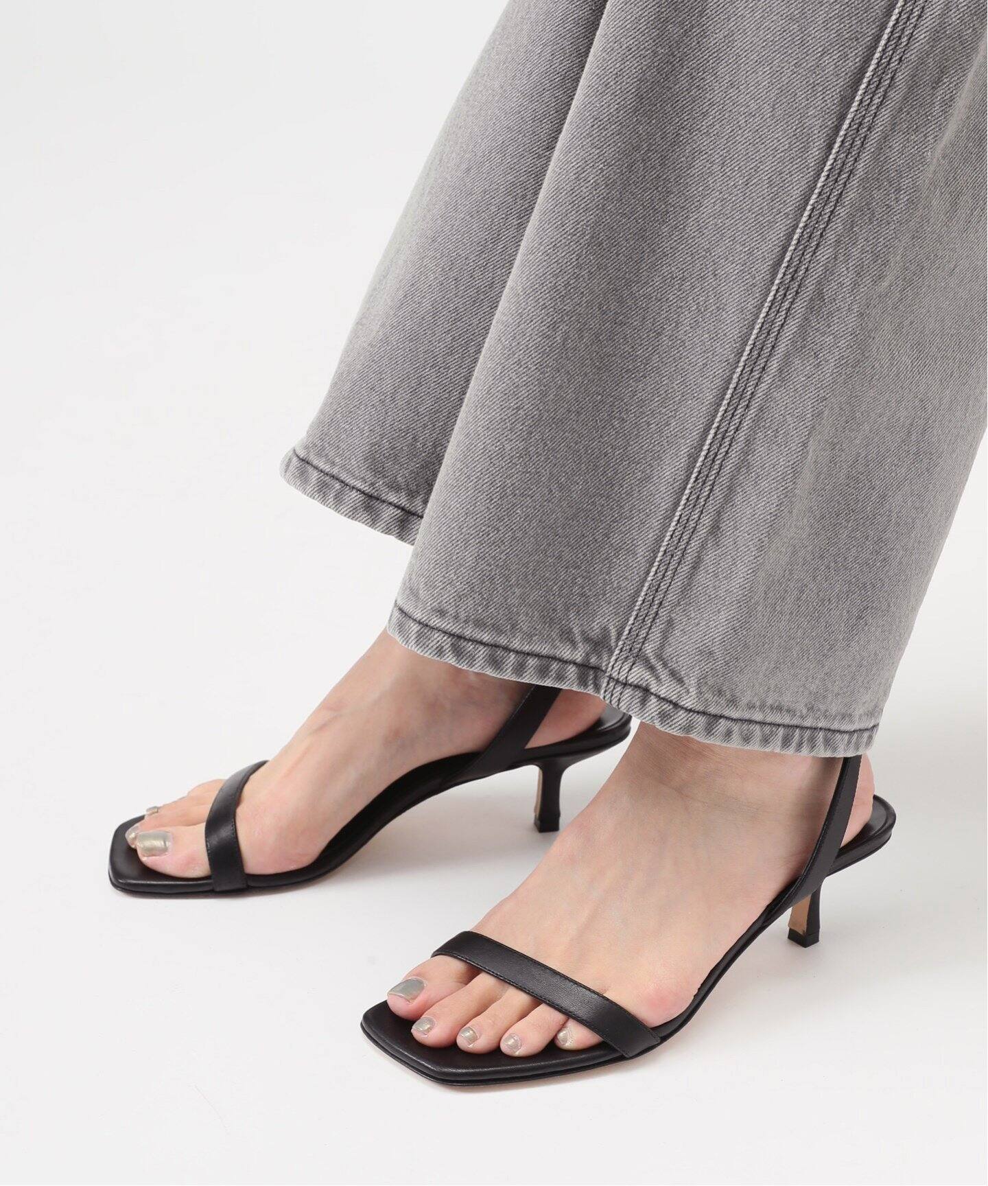 BRENTELLA/ブレンテッラ】4cm single strap sandal（サンダル）｜AP  