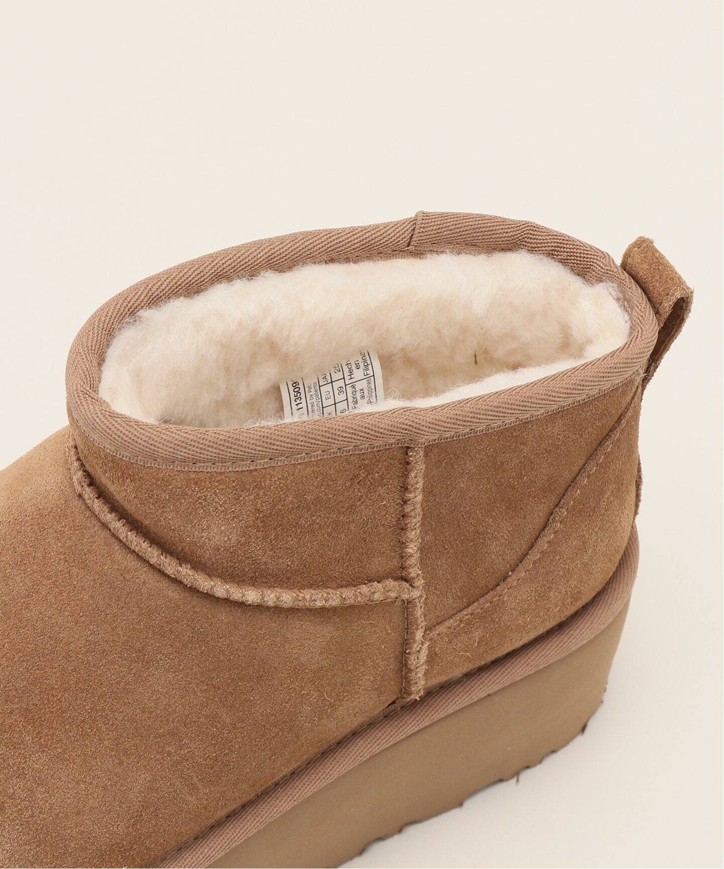 ショートブーツ・ブーティ UGG W CLASSIC ULTRA MINI PLATFORM (50507) UGG/アグ】W CLASSIC ULTRA MINI PLATFORM（ブーティ・ショート