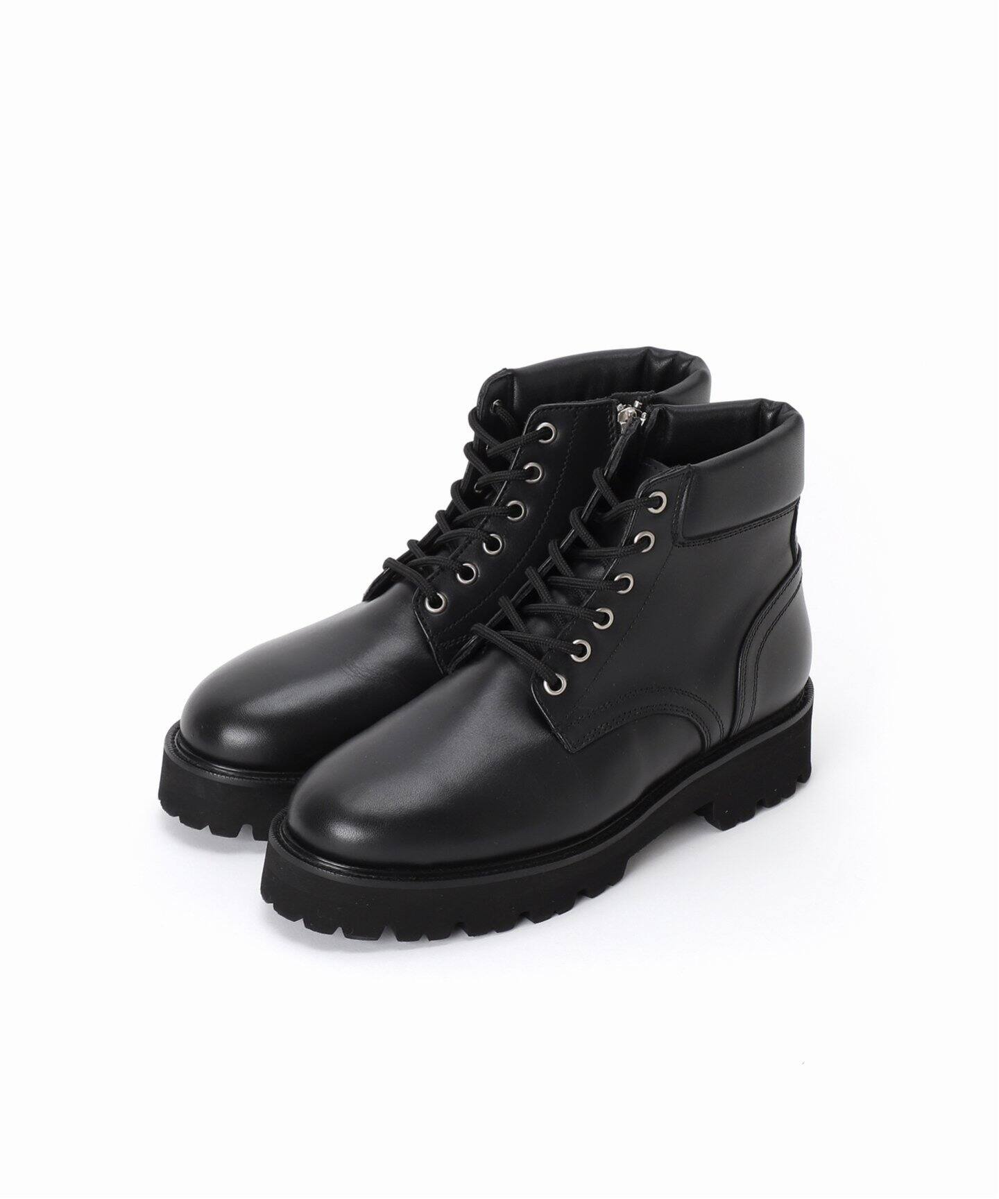 CAMINANDO/カミナンド】別注 SIDE ZIP LACE UP BOOTS（ブーティ  