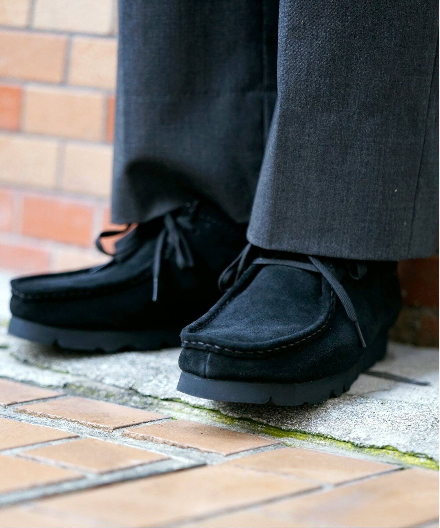 クラークス Wallabee ワラビー 黒 ゴアテックス Clarks GORE（Clarks 
