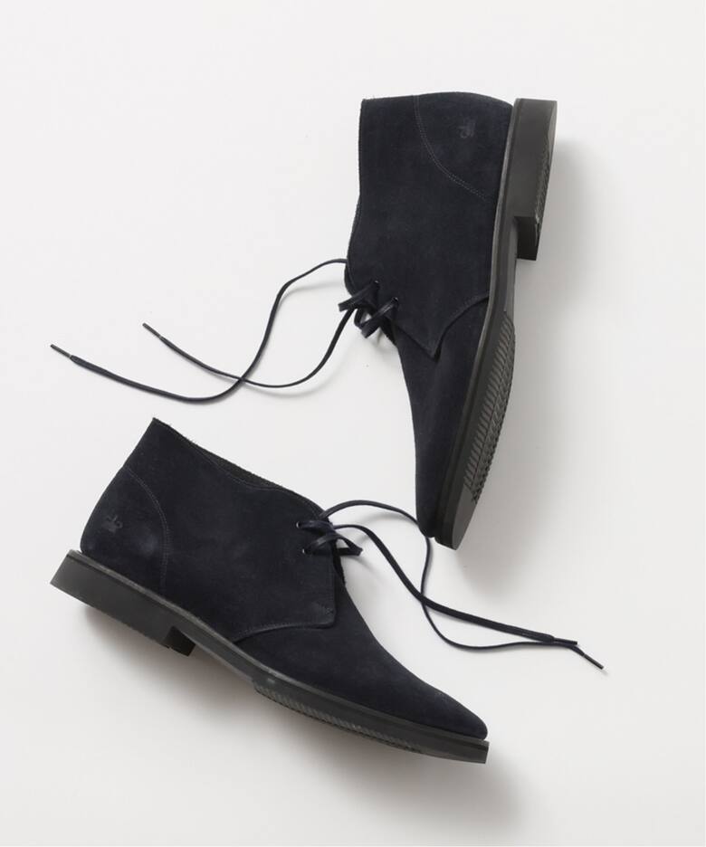 SANDERS for FOLL / CHUKKA SUEDE DEEP NAVY（レザーシューズ 