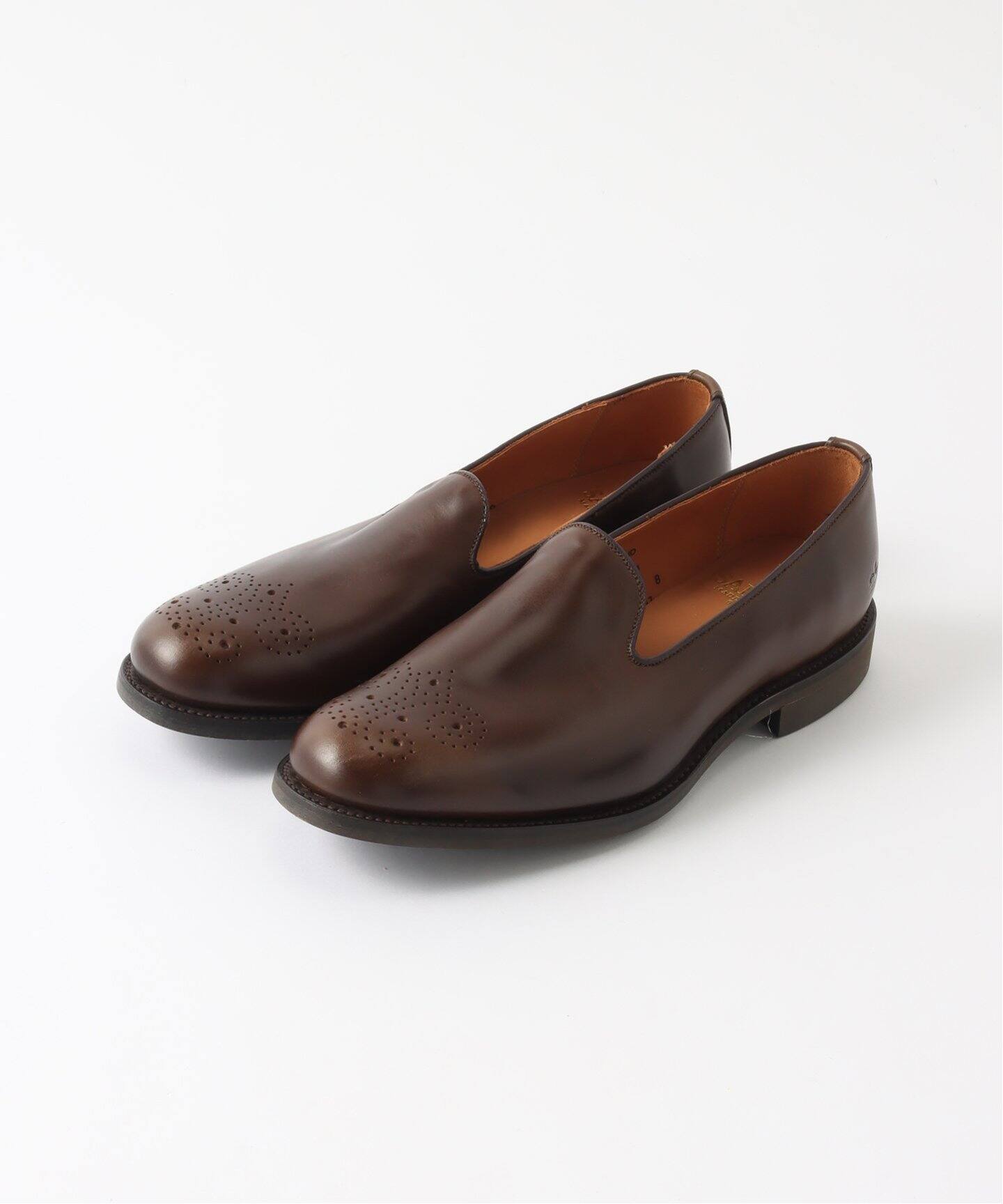 SANDERS / サンダース MEDALION SLIPPER SHOES（レザーシューズ 