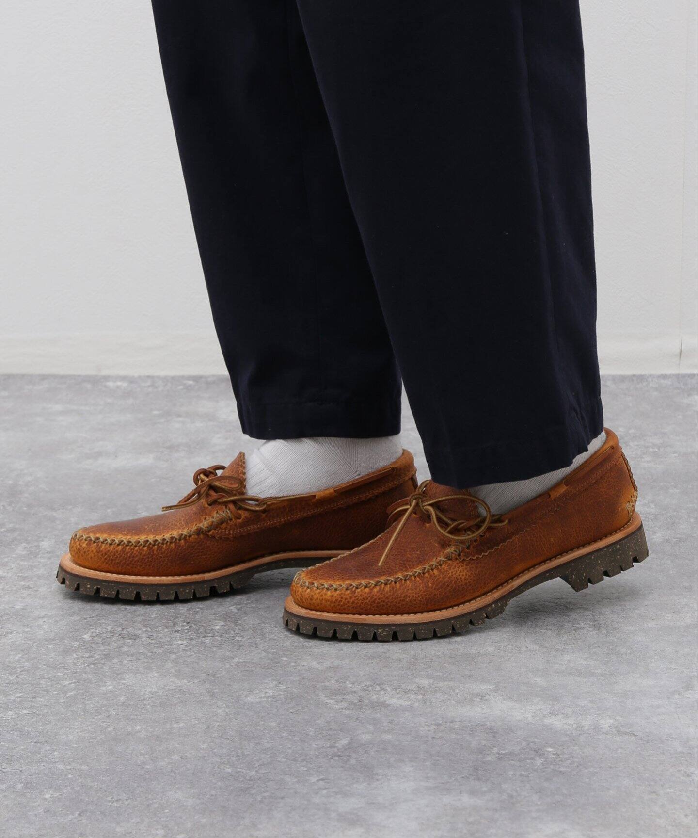 YUKETEN Canoe Moc w/ Cortina Sole / 00724X（レザーシューズ 