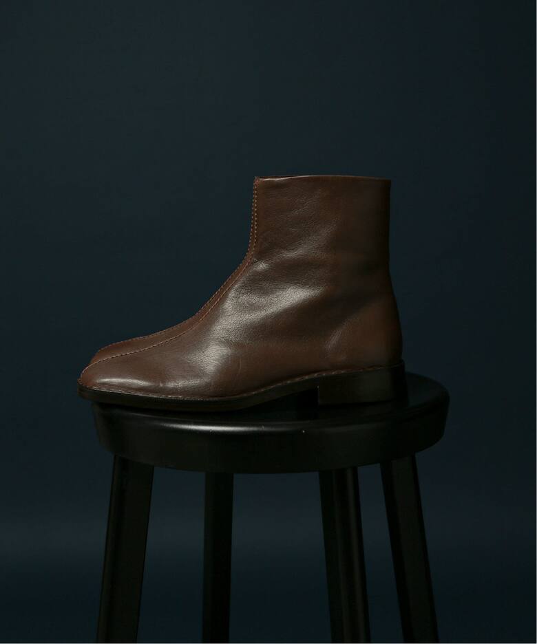 LEMAIRE / ルメール】PIPED ZIPPED BOOTS（ブーティ・ショートブーツ 