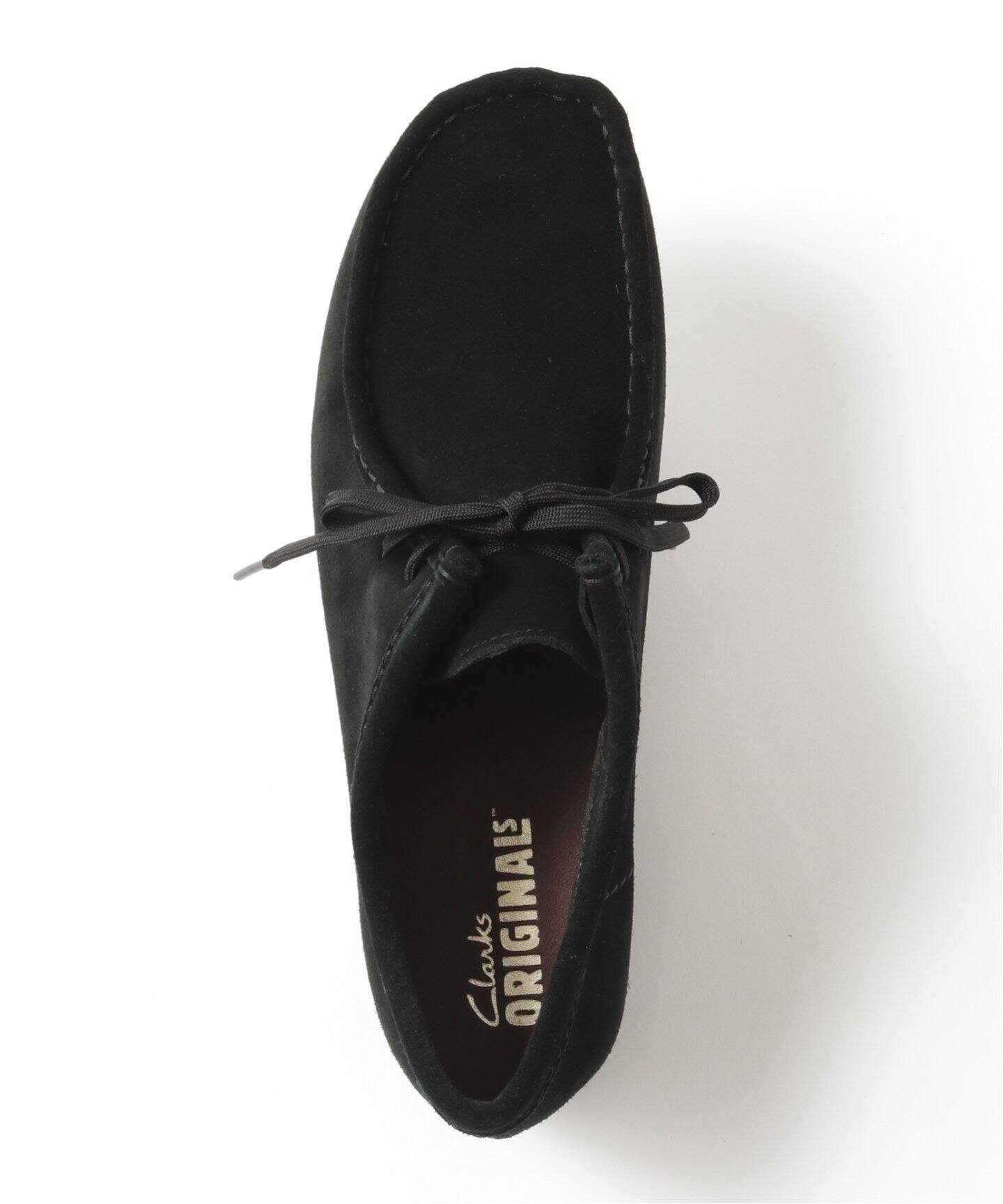 Clarks / クラークス】 WallabeeGTX Black Sde（レザーシューズ 