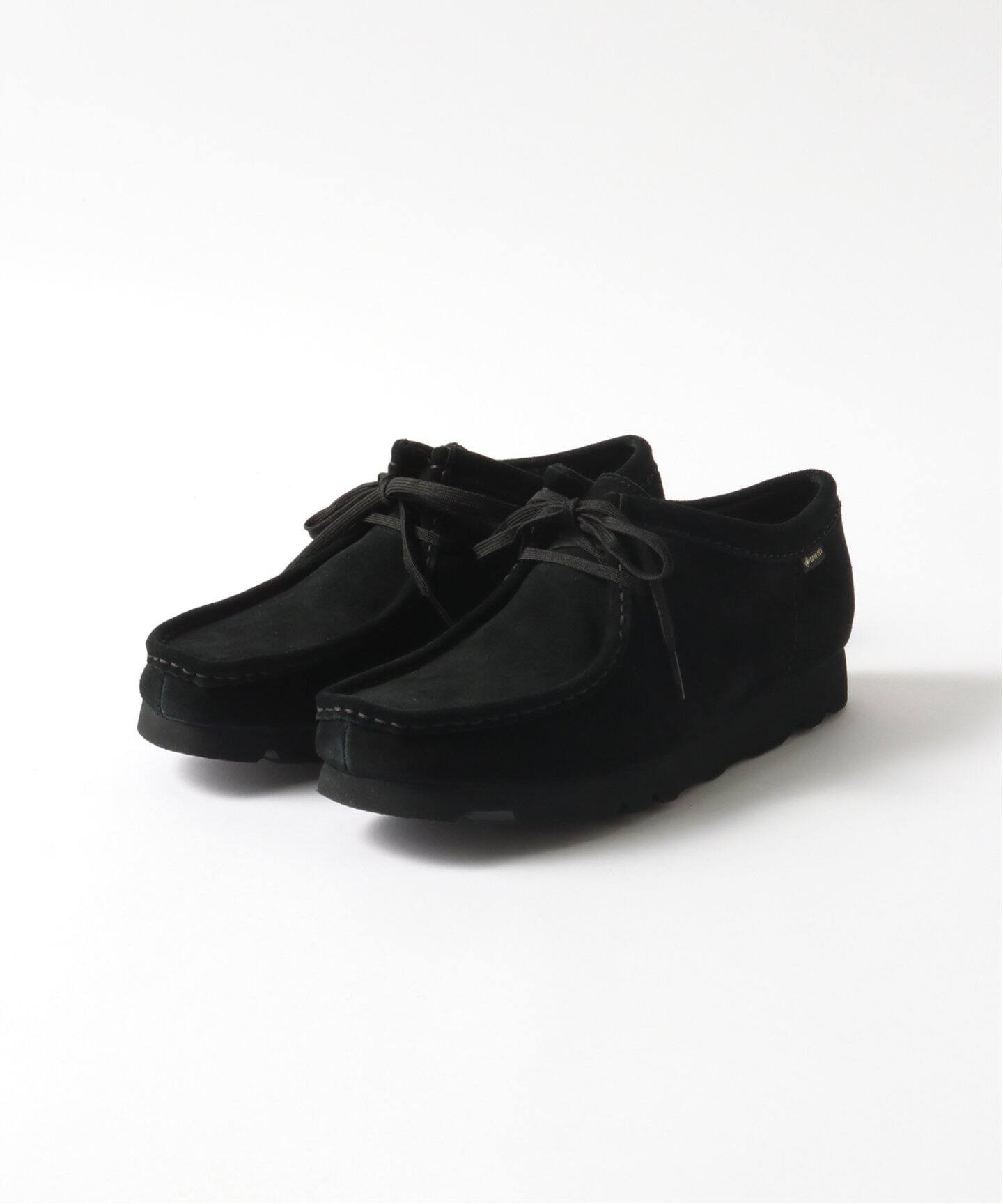 Clarks / クラークス】 WallabeeGTX Black Sde（レザーシューズ 