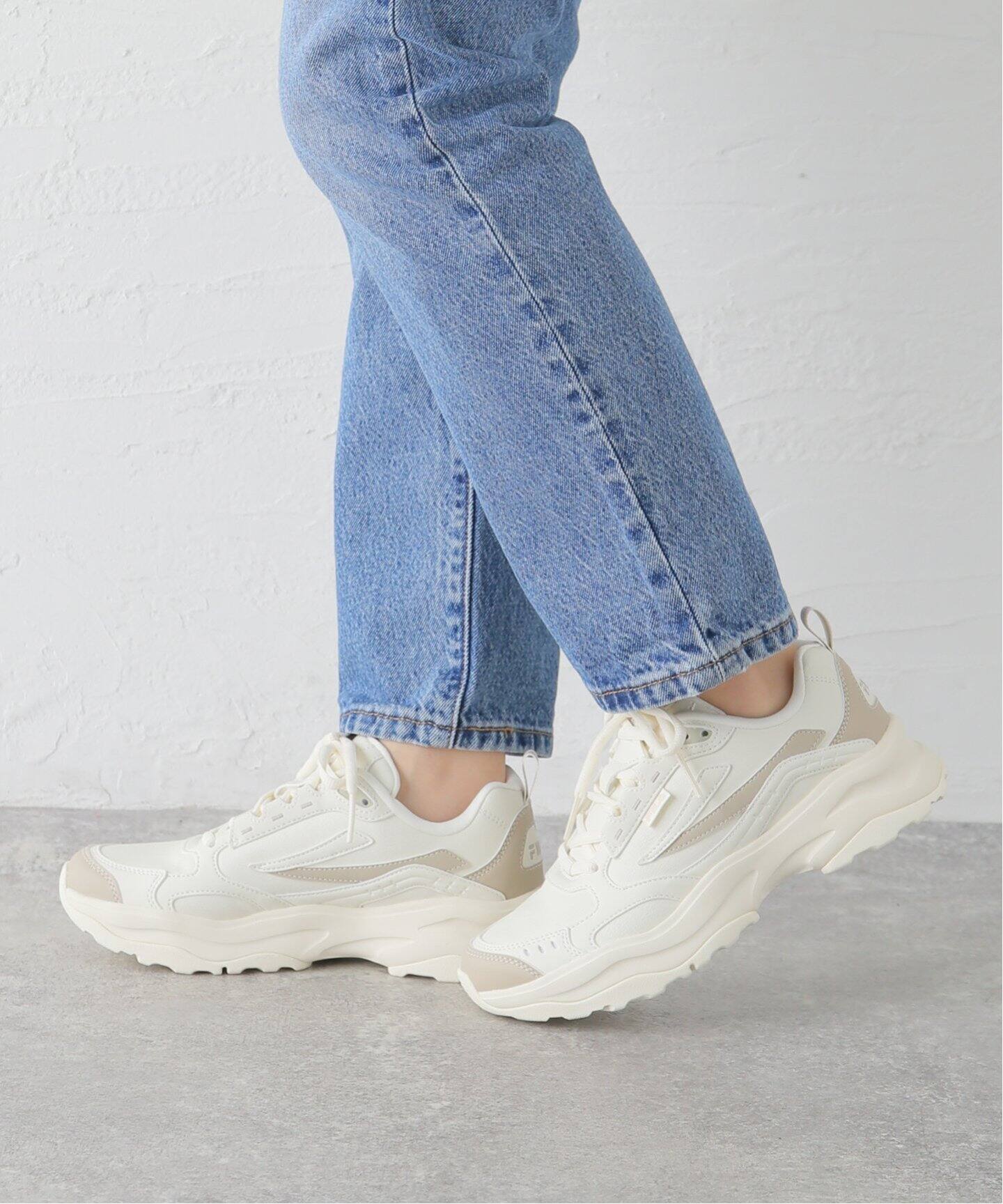 FILA フィラ WOODBLOCK STR 1RM02259E/white 楽天市場】フィラ スニーカー レディース メンズ ウッドブロック