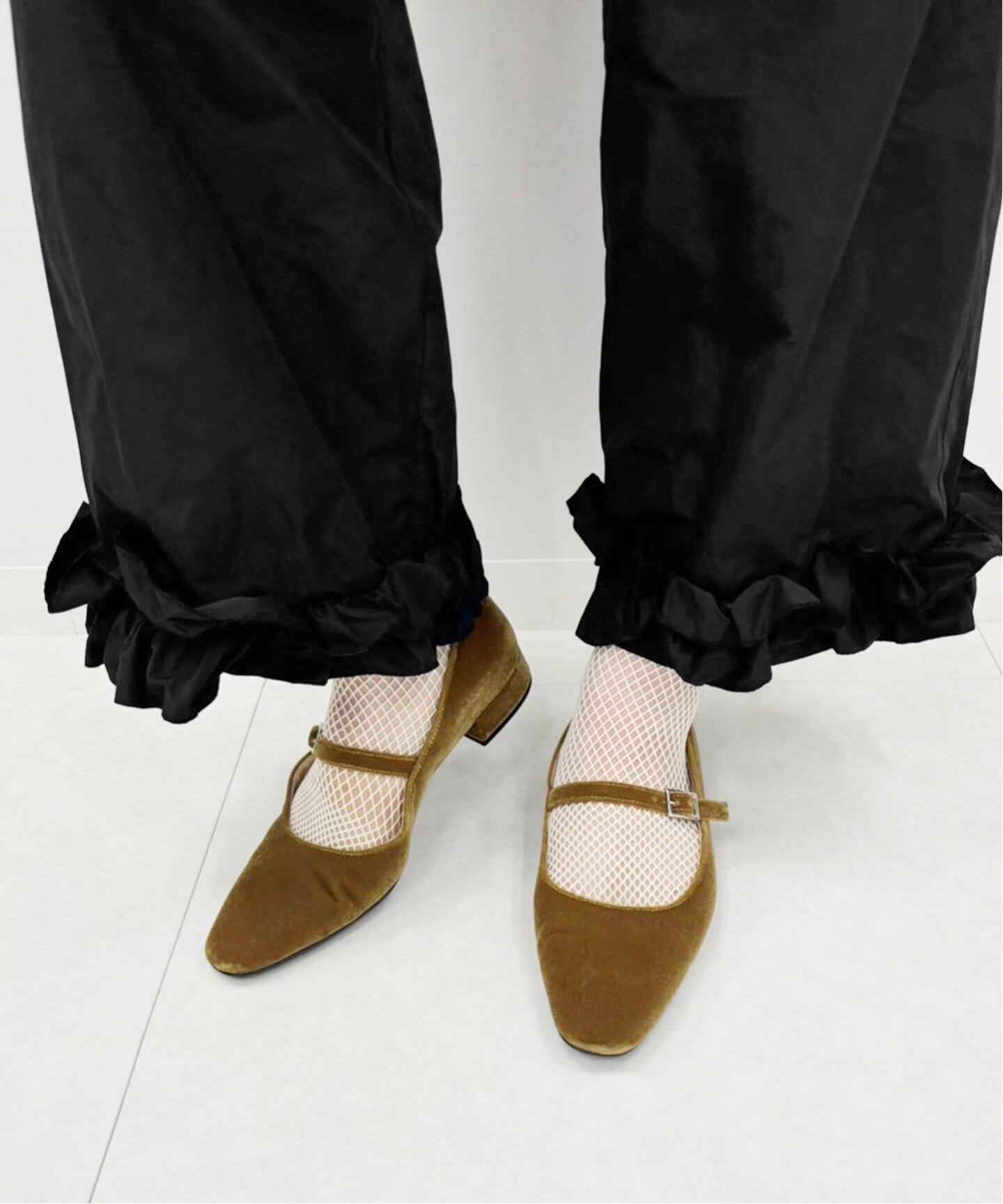 FABIO RUSCONI / ファビオルスコーニ】velvet one strap merry jan 