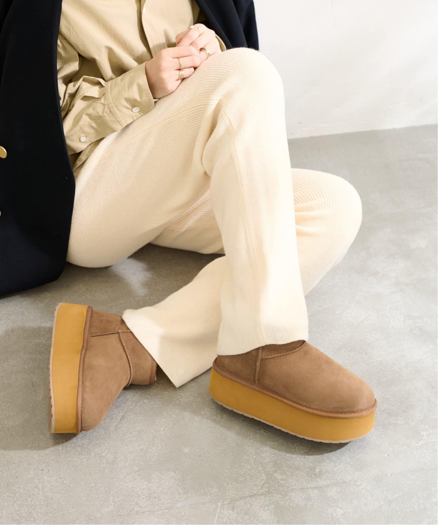EMU/エミュ STINGER MICRO FLATFORM（ブーティ・ショートブーツ
