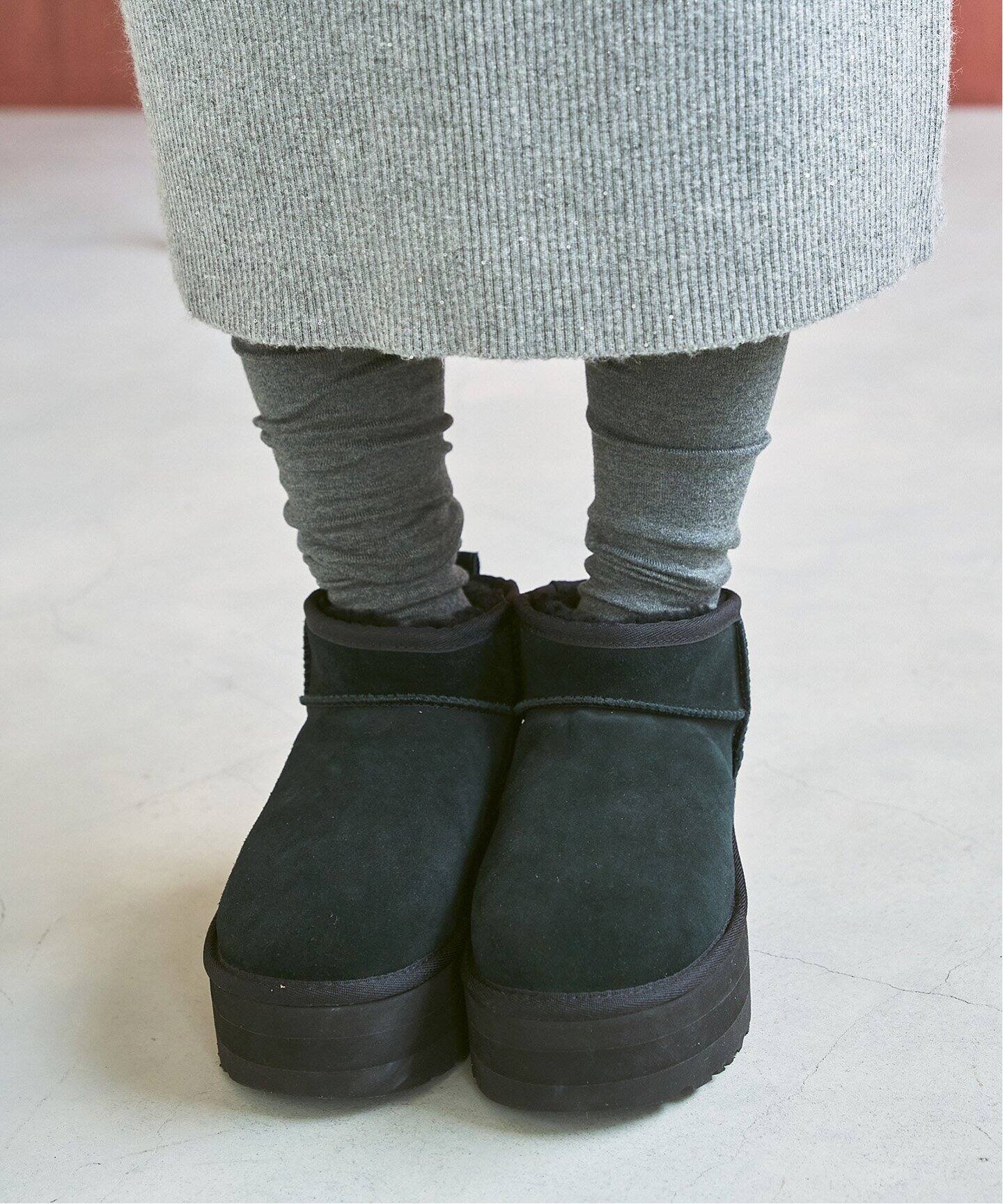 UGG W CLASSIC ULTRA MINI PLATFORM ブラック 7