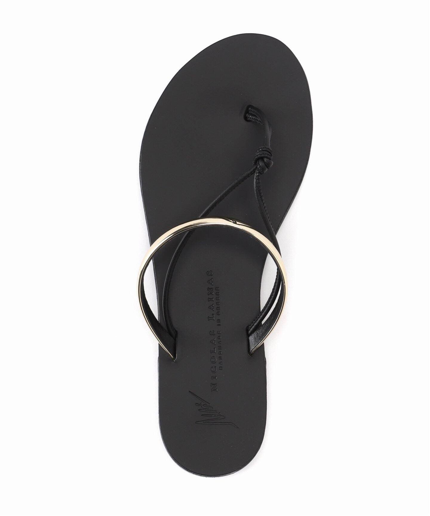 NICOLAS LAINAS/ニコラスライナス サンダル メタルノットトング  