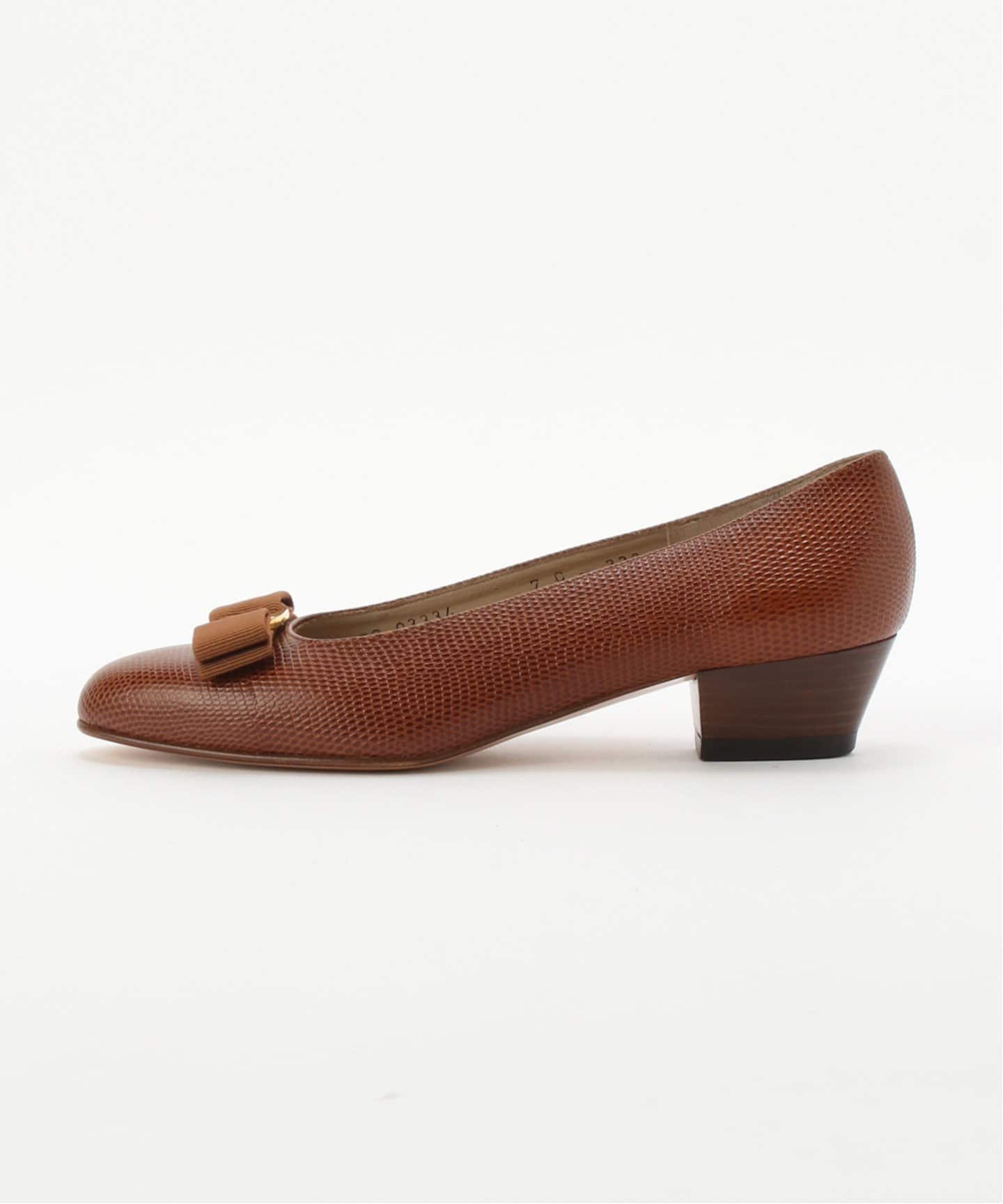 【美品】フェラガモ　ヴァラ　パンプス　UK5 VINTAGE FERRAGAMO/フェラガモ】 Vara パンプス 375C deadstock