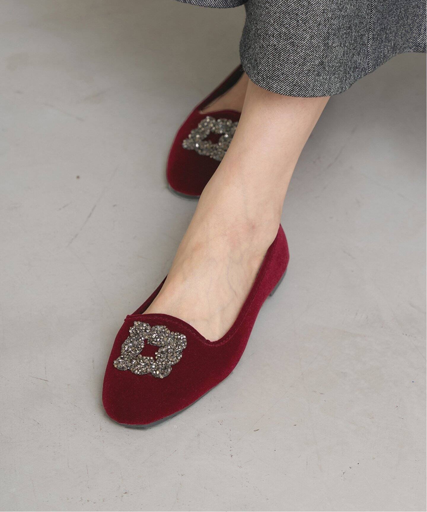 MARIGIUDICELLI】SUEDE BALLETサンダル （ROSARIO suede（ロザリオ  