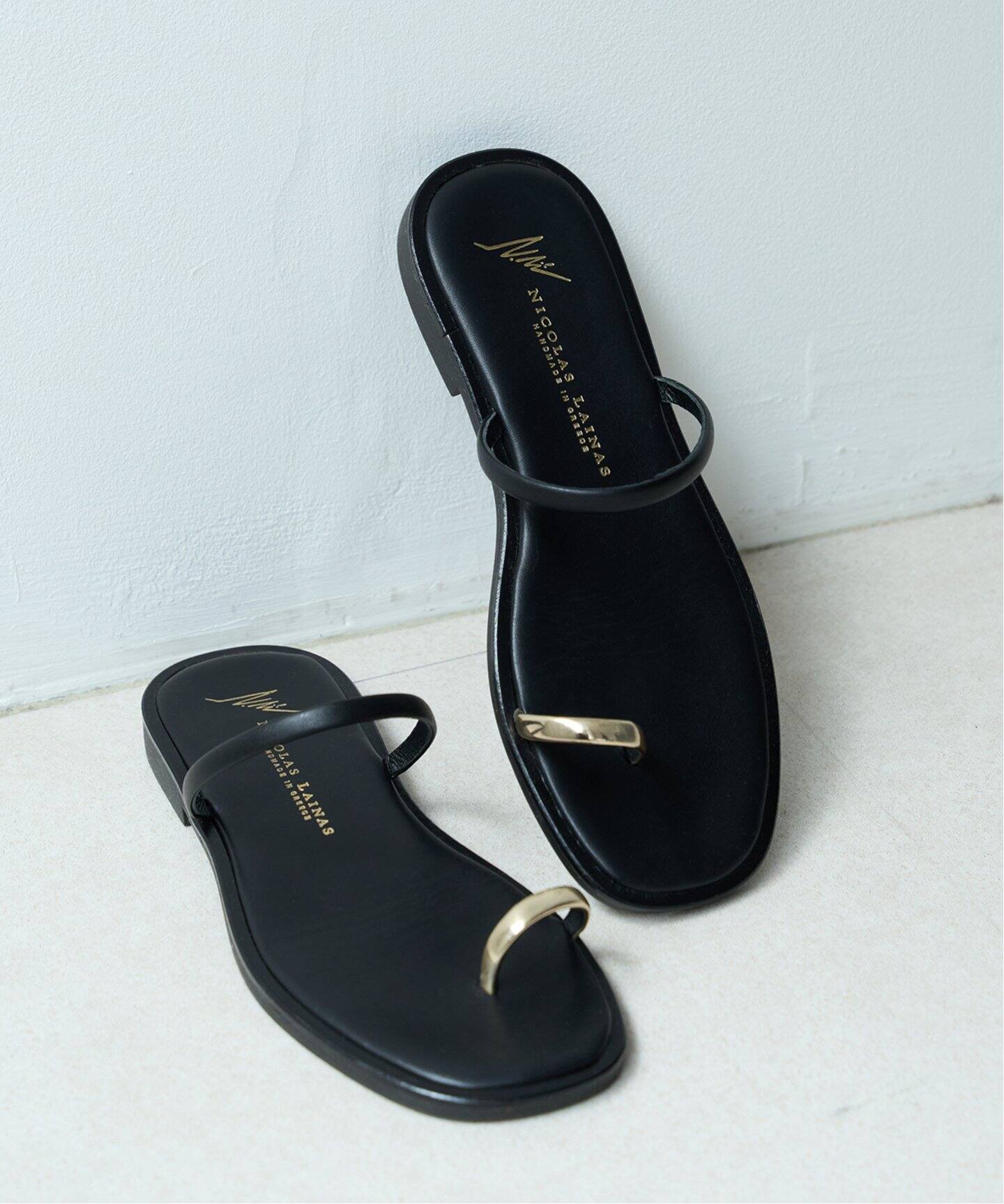 NICOLAS LAINAS フラットサンダル C-313-LT（サンダル）｜IENA  