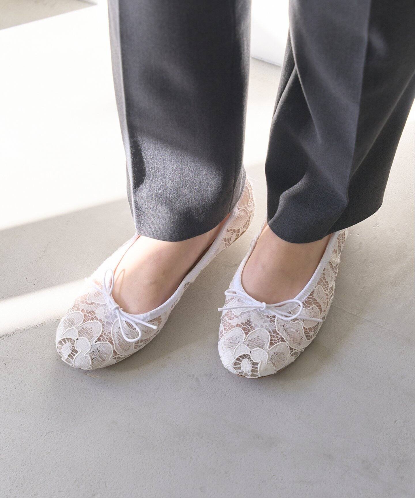 PORSELLI/ポルセリ】レースバレエシューズ（バレエシューズ）｜IENA  