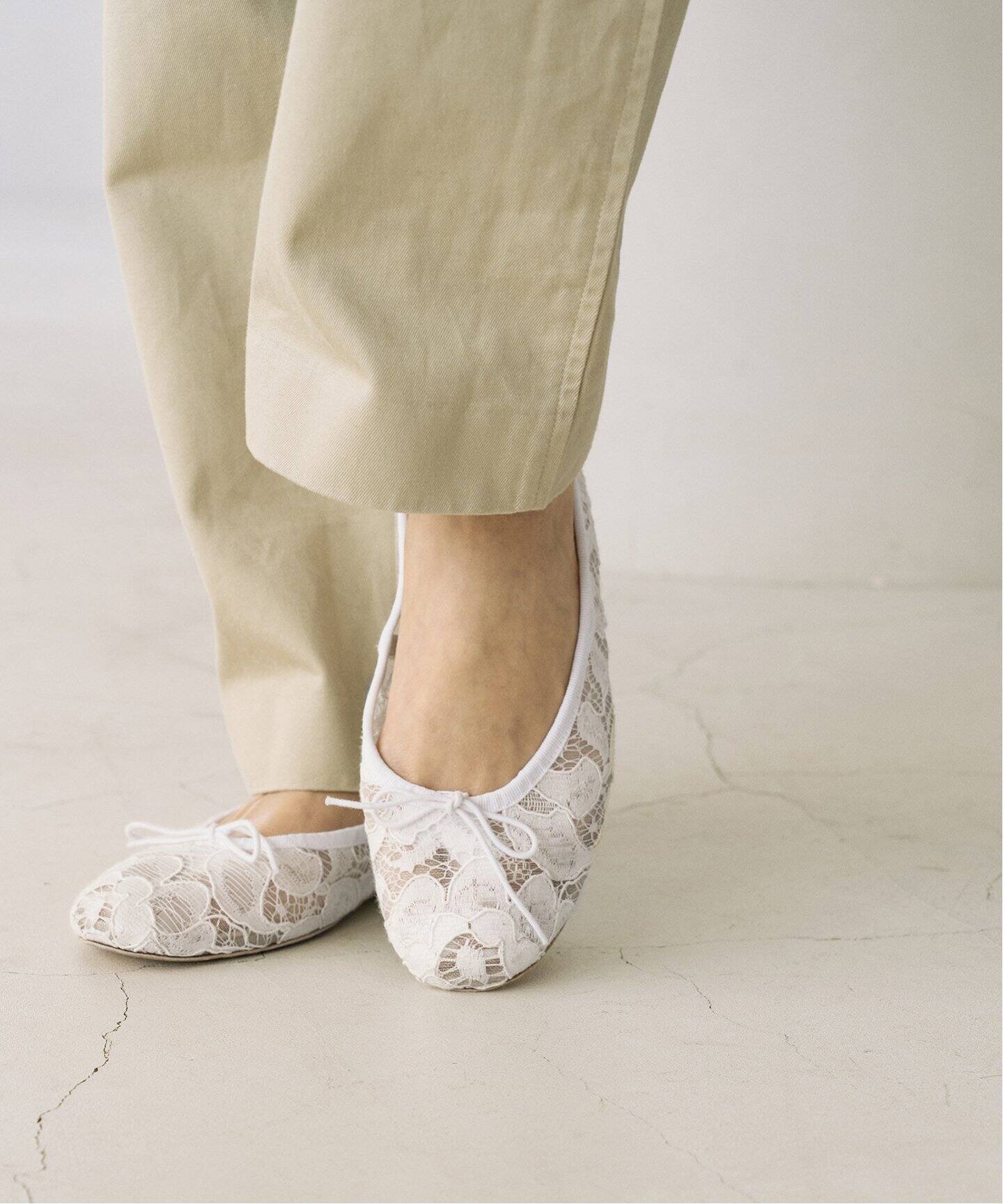 PORSELLI/ポルセリ】レースバレエシューズ（バレエシューズ）｜IENA  