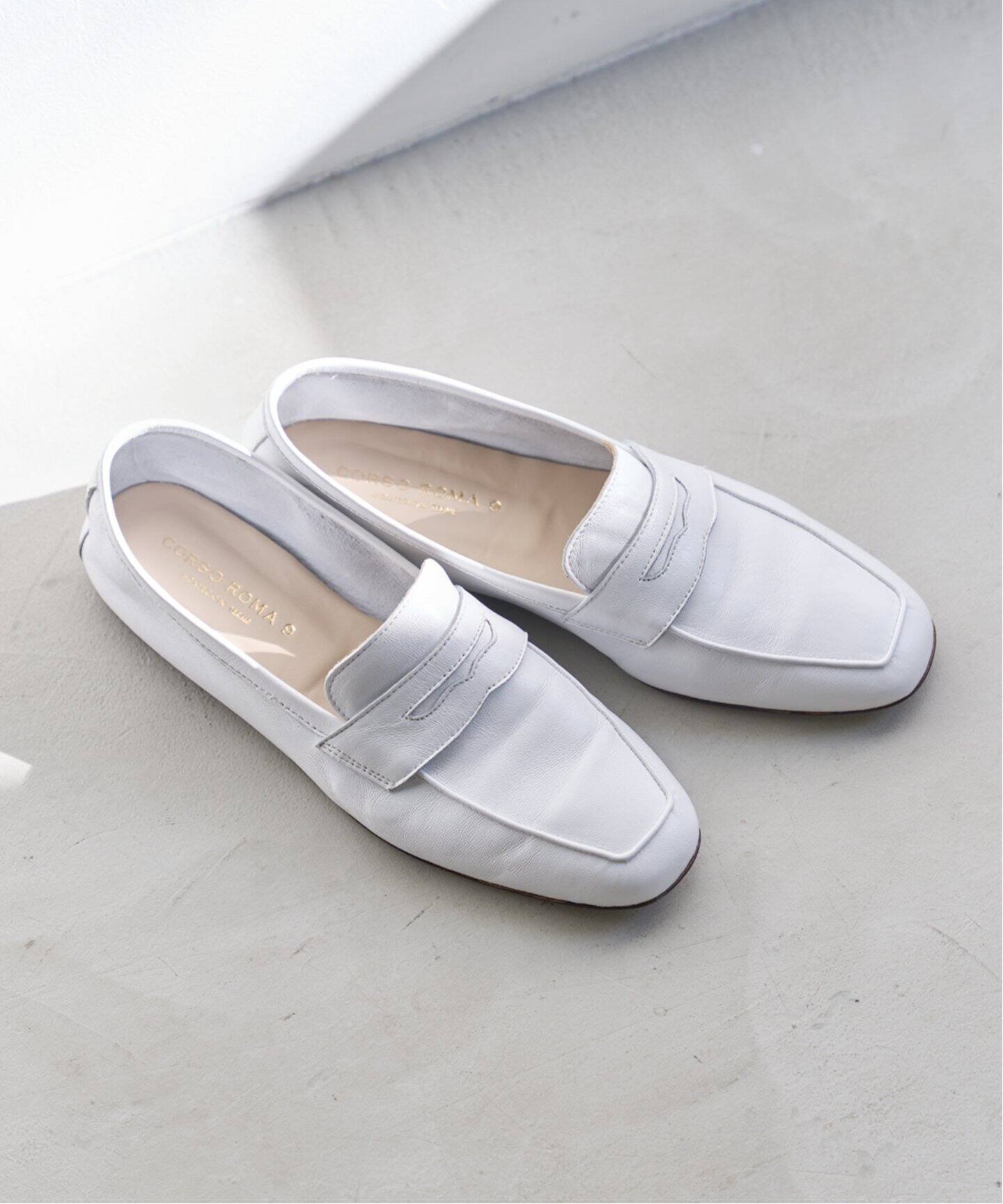 CORSO ROMA 9/コルソローマノーヴェ】ソフトローファー（ローファー  