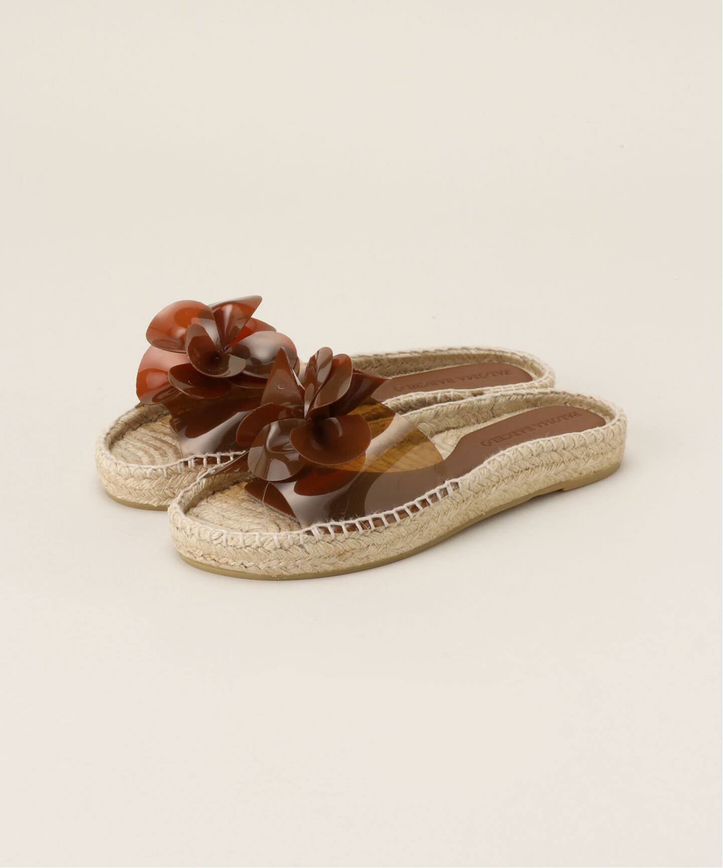 PALOMA BARCELO/パルマ バルセロ】PVC FLOWER フラットサンダル  