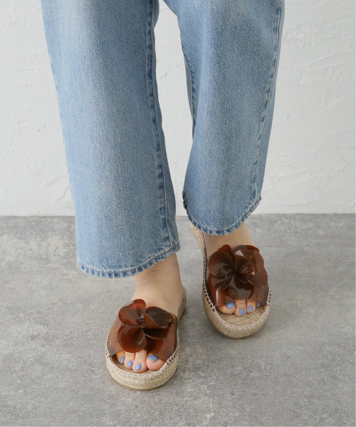 PALOMA BARCELO/パルマ バルセロ】PVC FLOWER フラットサンダル  