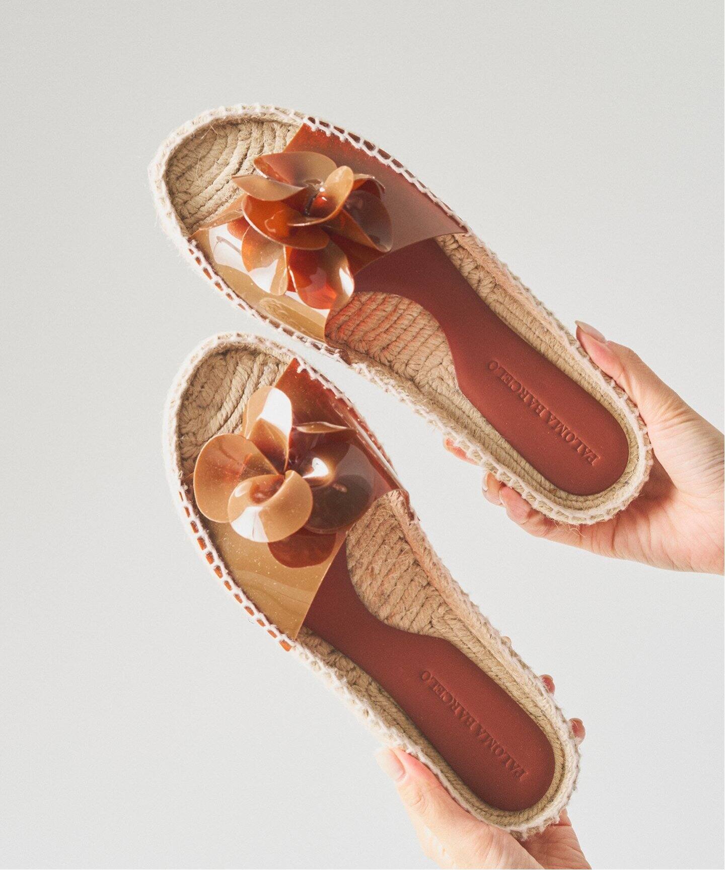 PALOMA BARCELO/パルマ バルセロ】PVC FLOWER フラットサンダル  